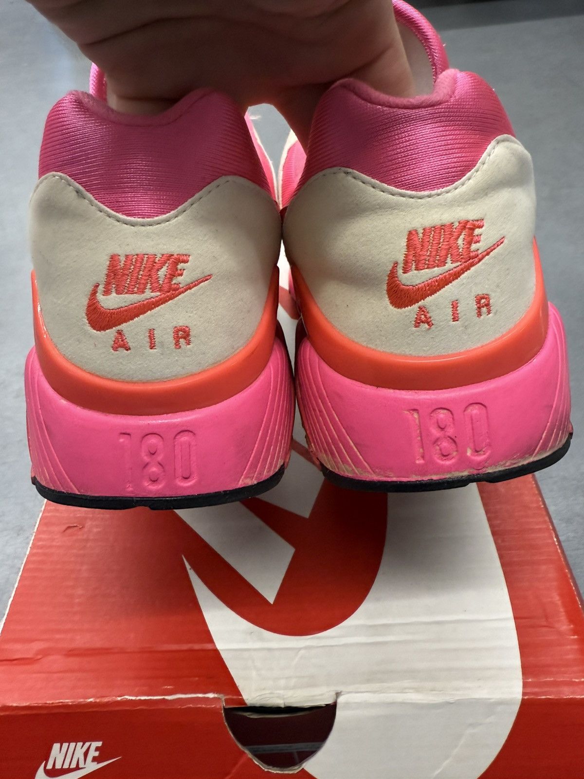 Comme des Garcons × Nike 2018 Nike Air Max 180 Comme des Garcons Pink Size US 11 / EU 44 - 6 Thumbnail