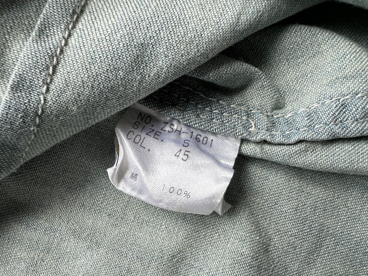 Japanese Brand × Tornado Mart Zero by Tornado Mart Denim Chambray Shirt Size US S / EU 44-46 / 1 - 8 Thumbnail