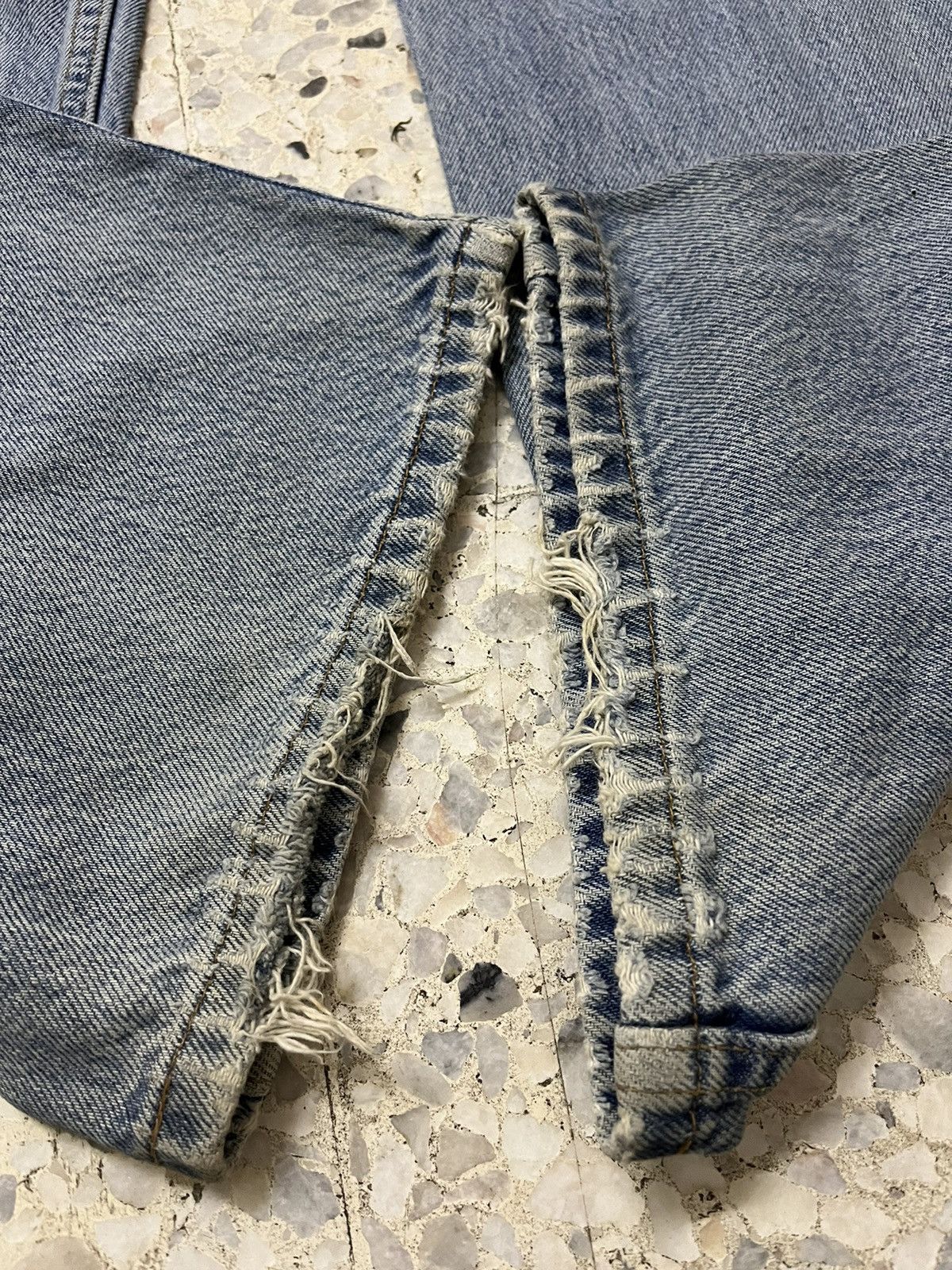 Levi's Rare Vintage Levi’s 517 Light Blue Faded Distressed Size US 35 - 15 Thumbnail