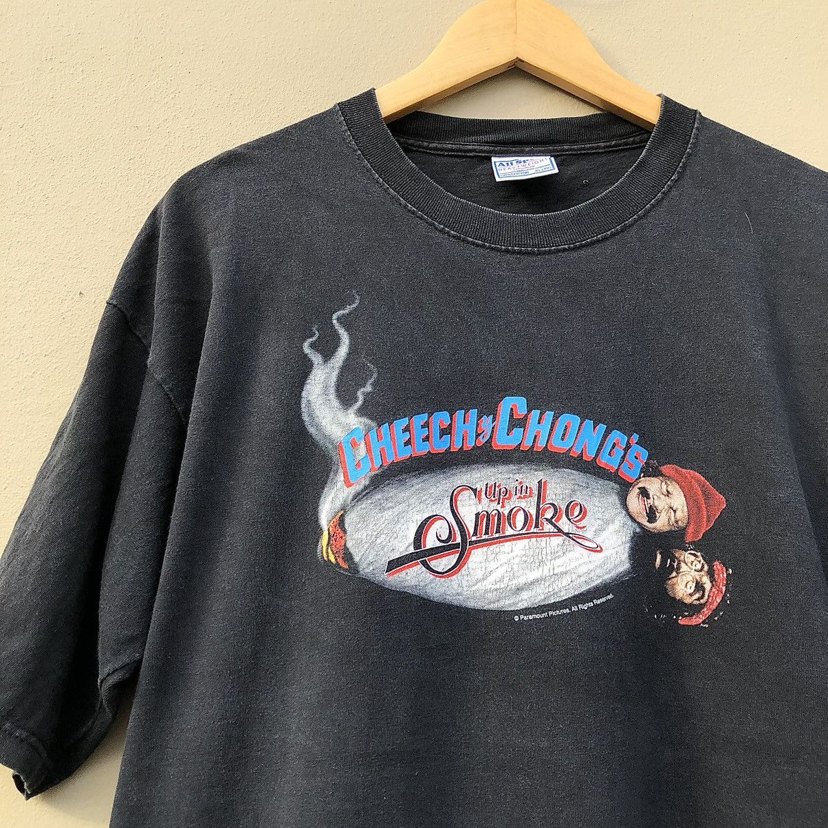 image of Cheech And Chong Movie Tee in Black, Men's (Size XL)