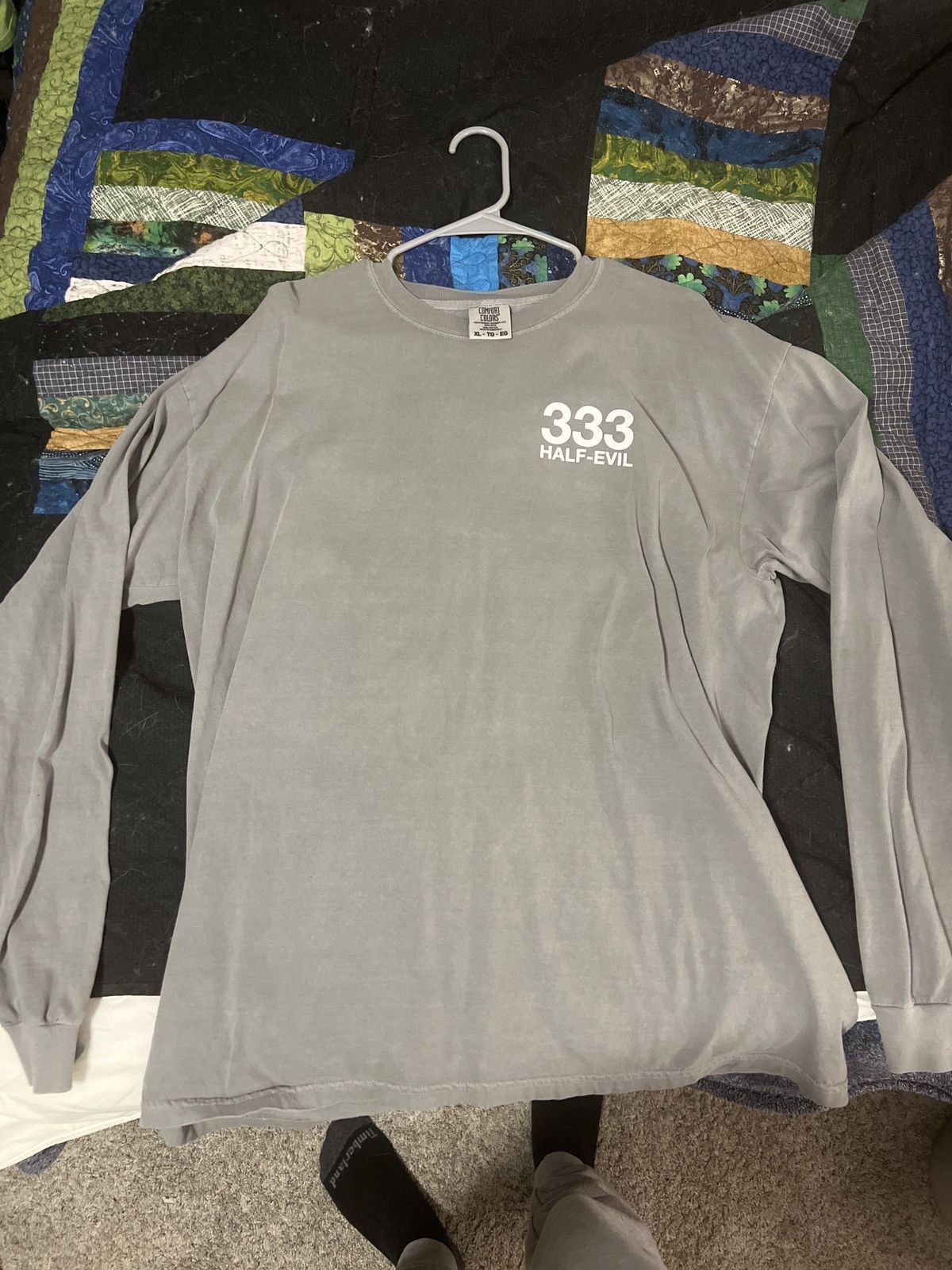 Half Evil Half evil 333 logo long sleeve tee Size US XL / EU 56 / 4 - 1 Thumbnail