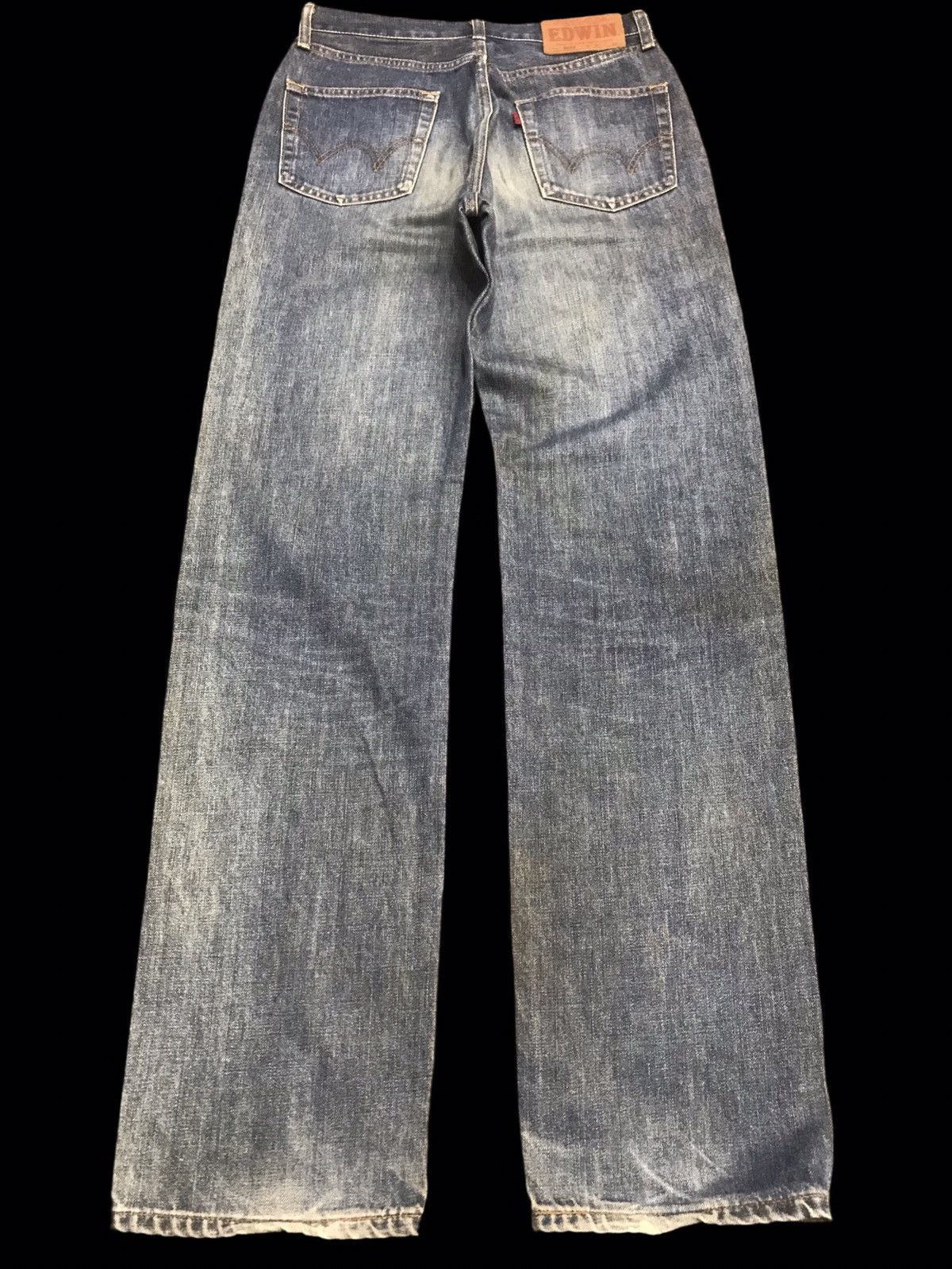 Edwin 💥90s Style💥Vintage EDWIN 503z Mudwash Distressed Denim F46 Size US 28 / EU 44 - 10 Thumbnail