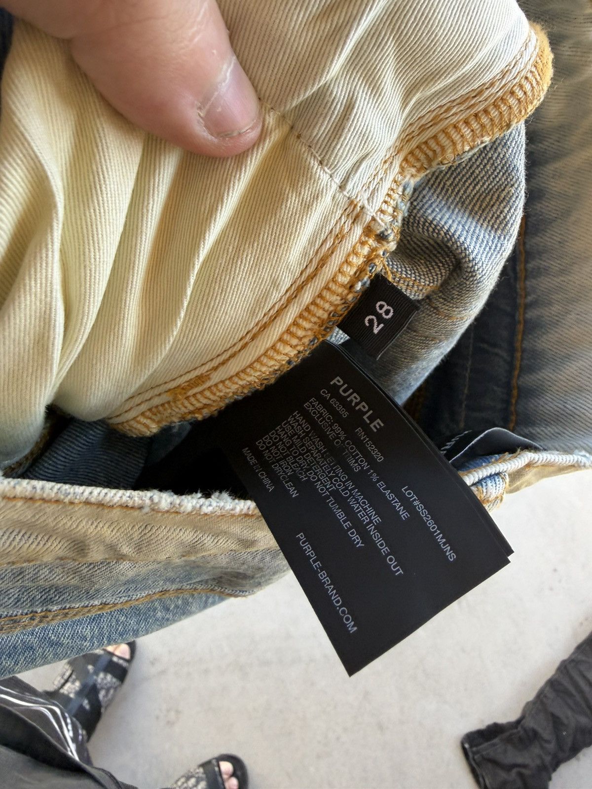 Purple Brand Purple Brand P001 Skinny Basalt Jeans Light Indigo 28 Waist Size US 28 / EU 44 - 10 Thumbnail