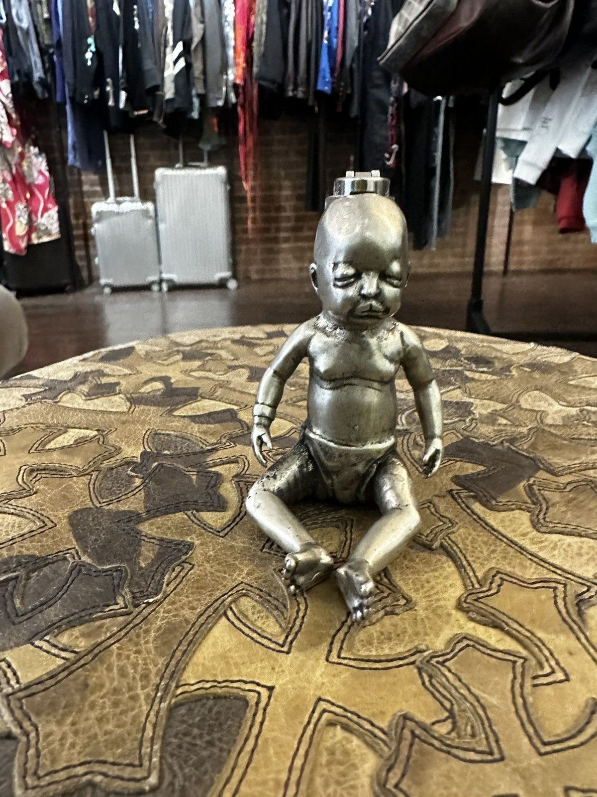 Enfants Riches Deprimes ERD 1 of 3 CRYING CRACK BABY LARGE SILVER LIGHTER Size ONE SIZE - 11 Thumbnail