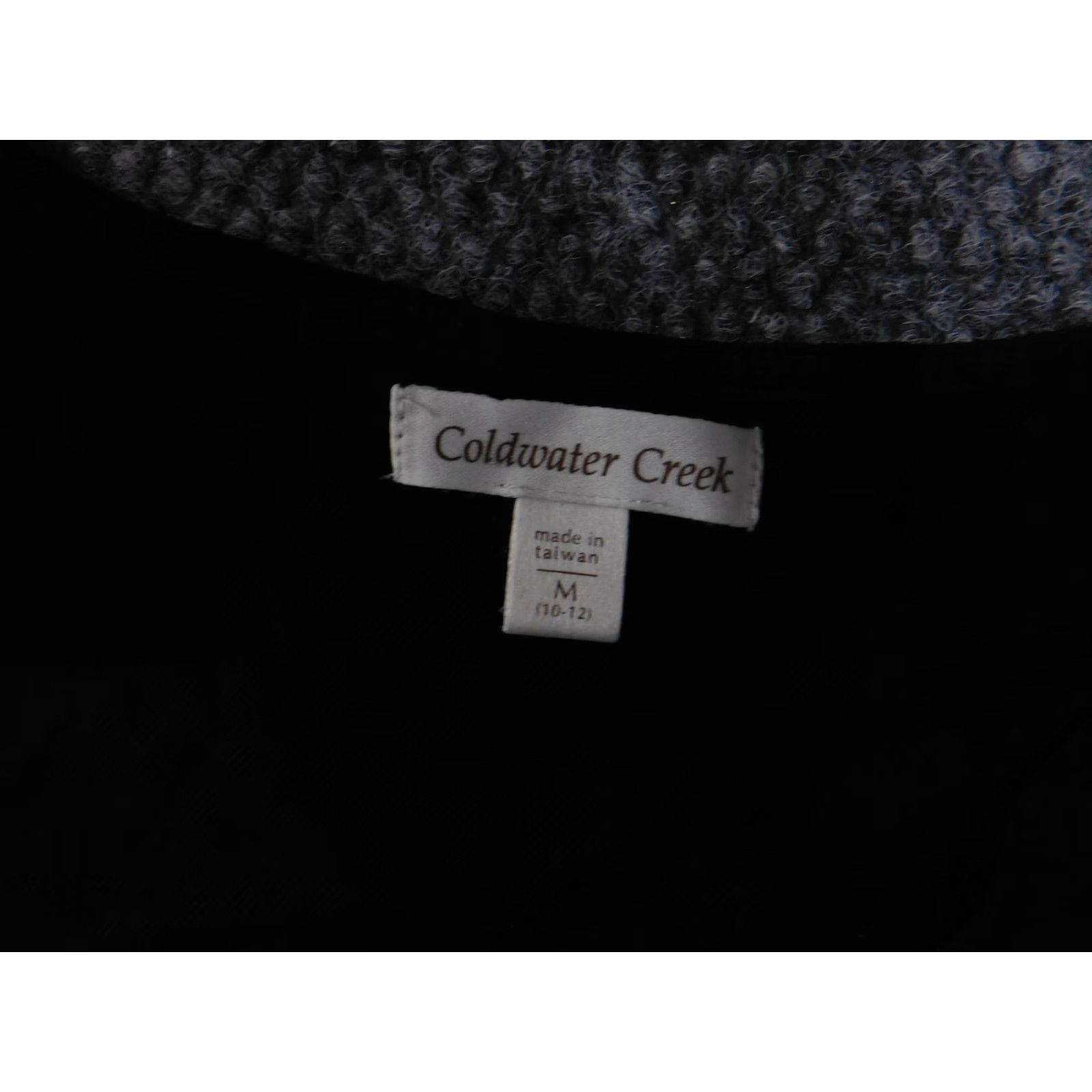 Coldwater Creek VINTAGE Coldwater Creek Shirt Womens Medium Black 3/4 Sleeve V-Neck Lined Wrap Tunic Blouse Mens? Wait not. Size M / US 6-8 / IT 42-44 - 7 Thumbnail