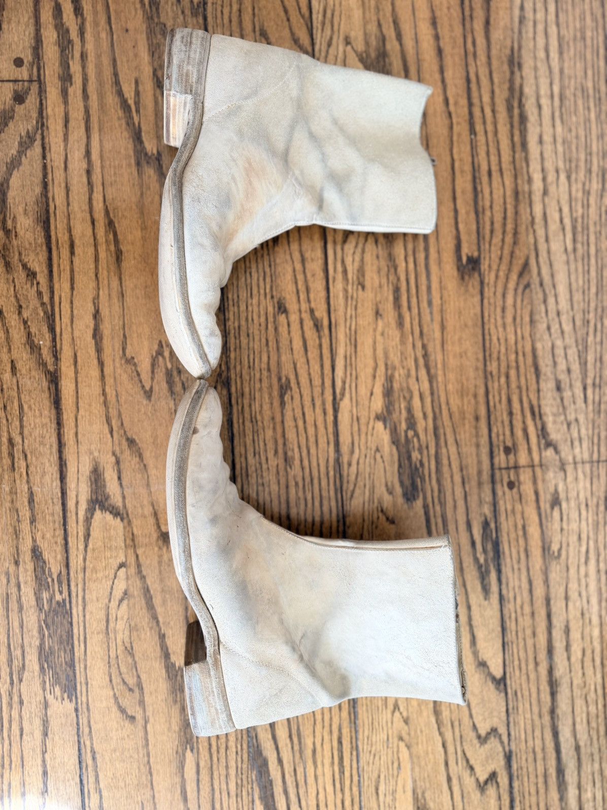 Carol Christian Poell Carol Christian Poell Cream Side-Zip Boots Size US 9.5 / EU 42-43 - 3 Thumbnail