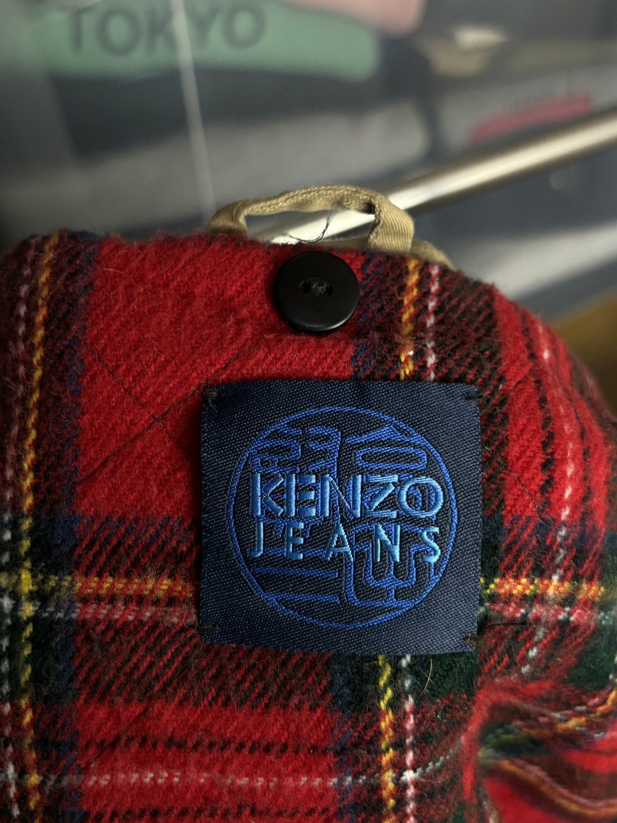 Kenzo × Vintage Vintage Kenzo Jeans 80s Coat Jacket Aztec Indian Vibe Size L / US 10 / IT 46 - 13 Thumbnail