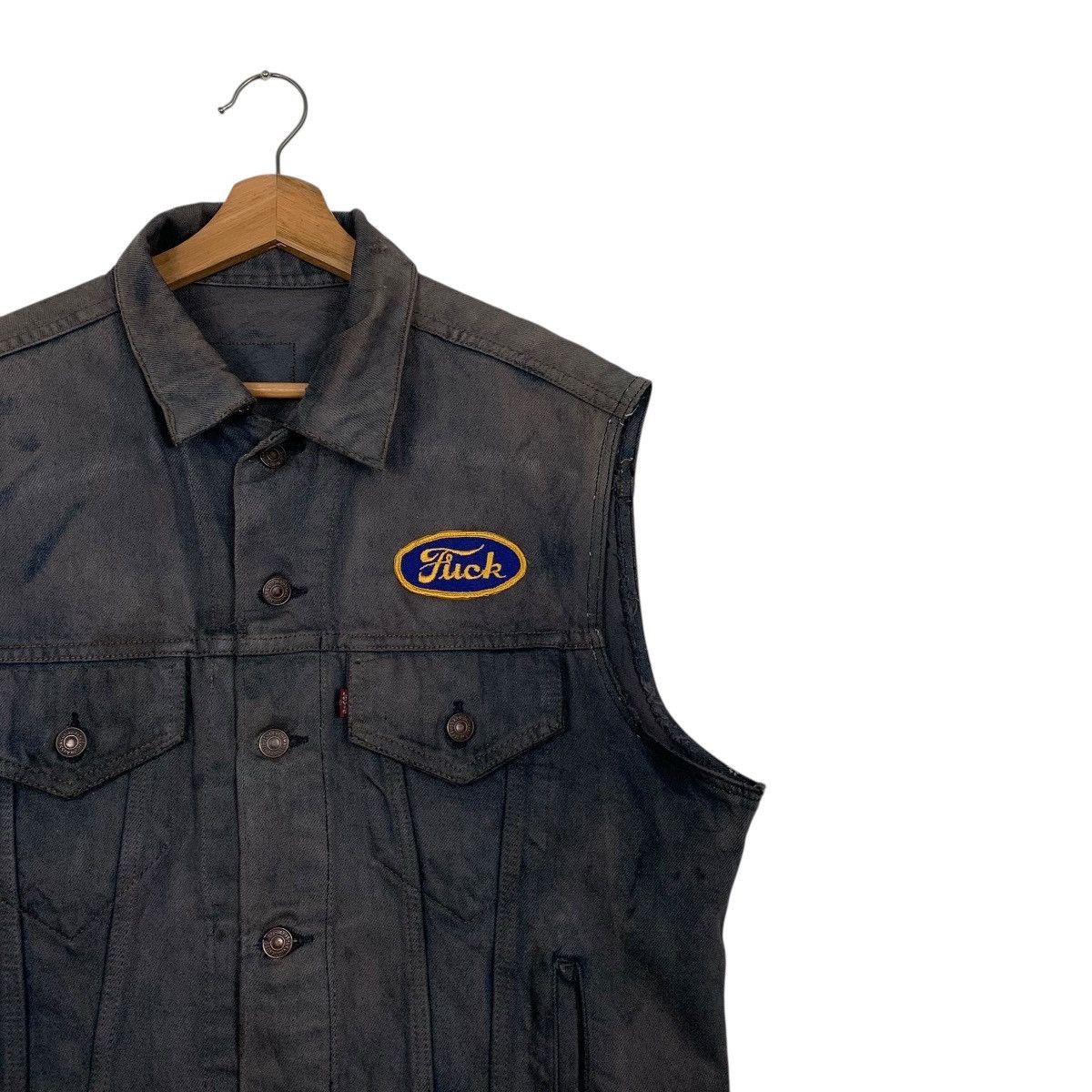 Levi's Vintage Levis Denim Vest Size US M / EU 48-50 / 2 - 5 Thumbnail
