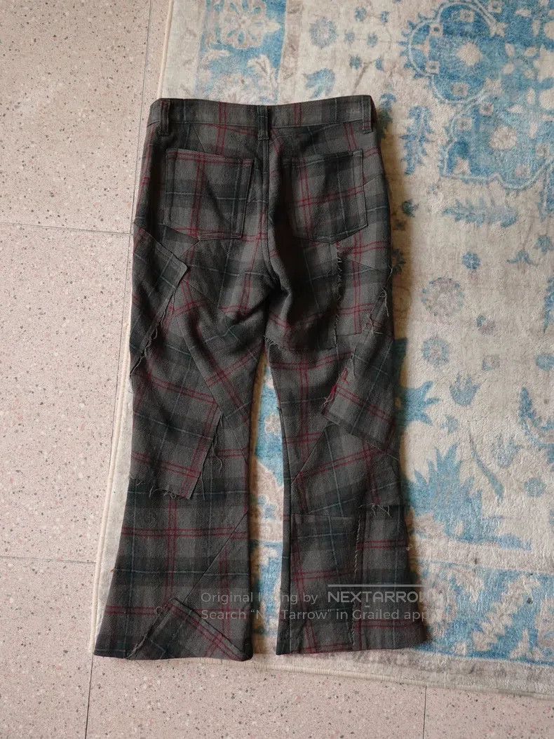 Junya Watanabe Junya Watanabe size S Patchwork slightly flared trousers Size 23" - 5 Thumbnail
