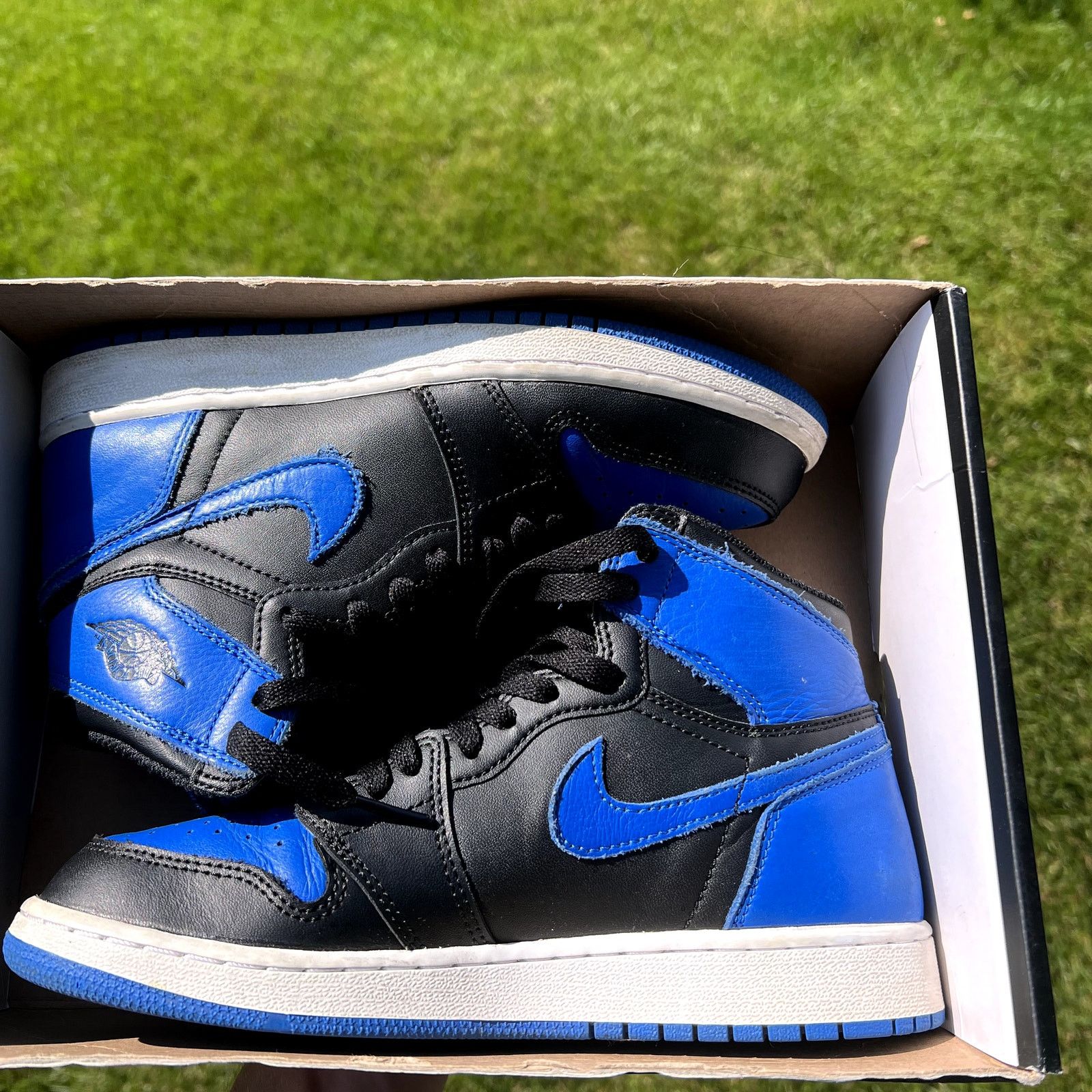 Jordan Brand × Nike Size 6 Air Jordan 1 Retro High OG BG Royal 2017 Men's Shoes Size US 6 / EU 39 - 8 Thumbnail