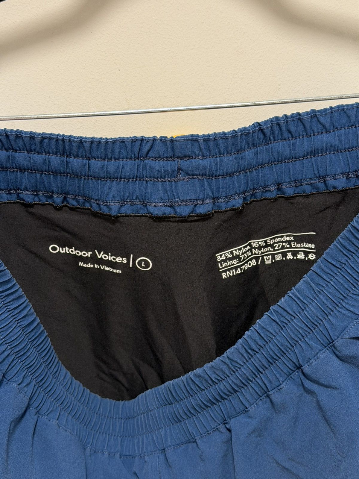 Outdoor Voices Outdoor Voices Lined Shorts Running Blue Large 5 Inch Size US 34 / EU 50 - 5 Thumbnail