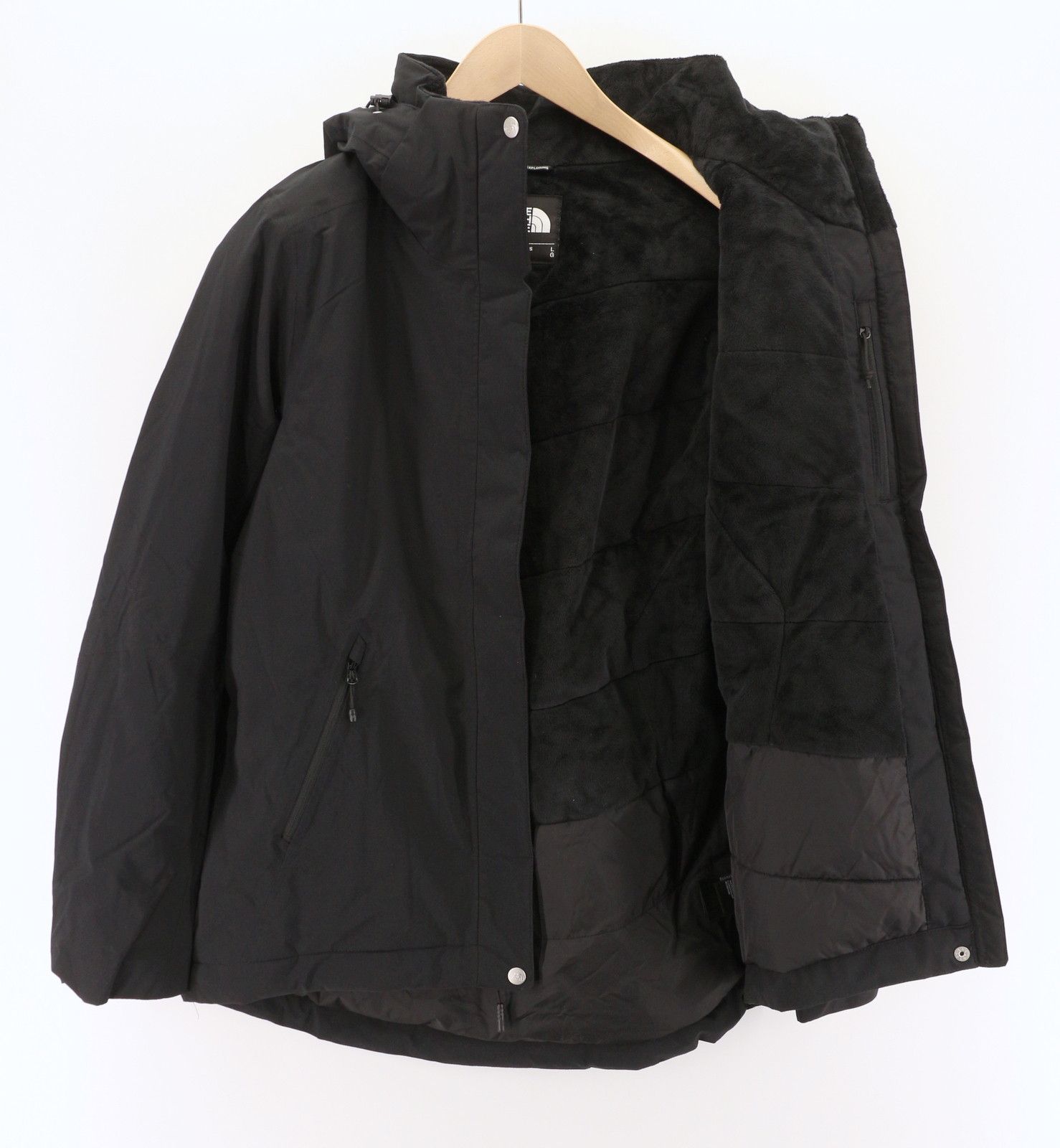 The North Face INLUX L Dryvent Hooded Windproof Black Jacket 79684 Size L / US 10 / IT 46 - 10 Thumbnail