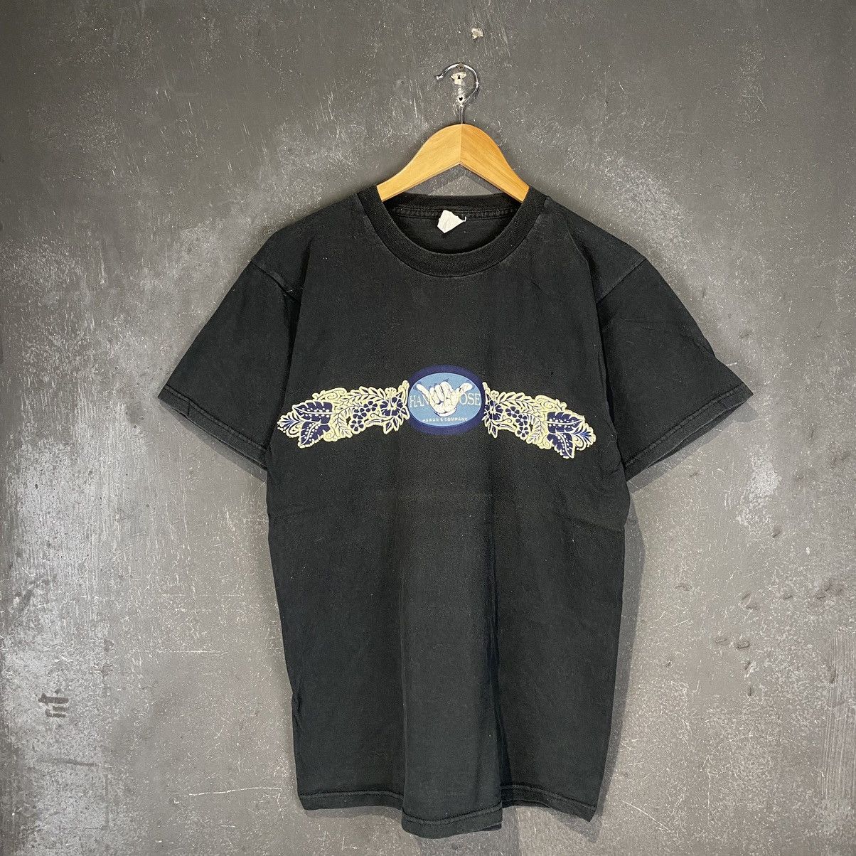 Vintage y2k Hang Loose Surf Tee Size US S / EU 44-46 / 1 - 1 Thumbnail