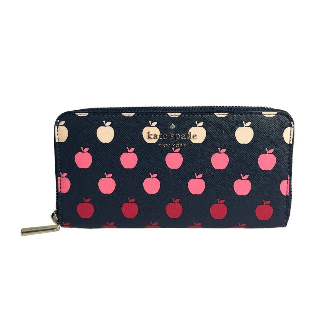 Kate Spade Kate Spade Continental Wallet Orchard Degrade Print Apple Size ONE SIZE - 1 Thumbnail