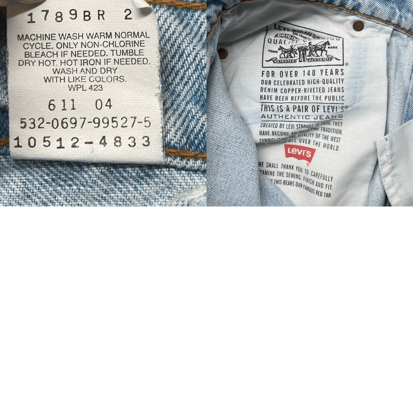 Levi's VINTAGE Levi's 512 Jeans Slim Fit Tapered Leg High Waist 13 Juniors Women Blue Light 90s Size 34" / US 12 / IT 48 - 8 Thumbnail