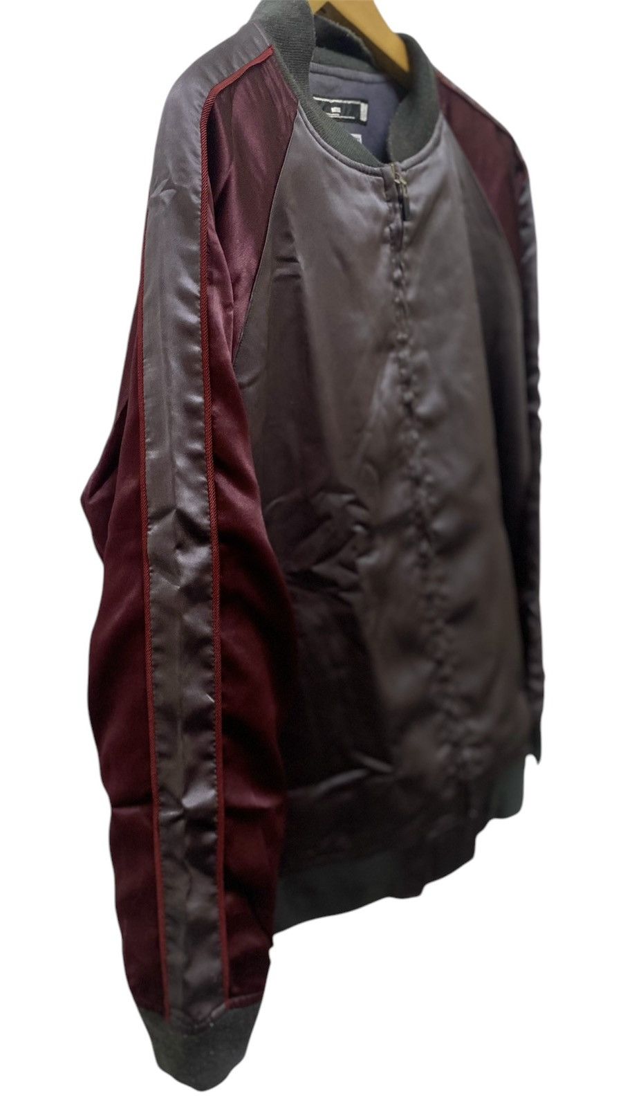 Japanese Brand × Jun Takahashi × Number (N)ine 🔥Quick Sale🔥 Number Nine Satin Bomber Jacket Size US M / EU 48-50 / 2 - 3 Thumbnail