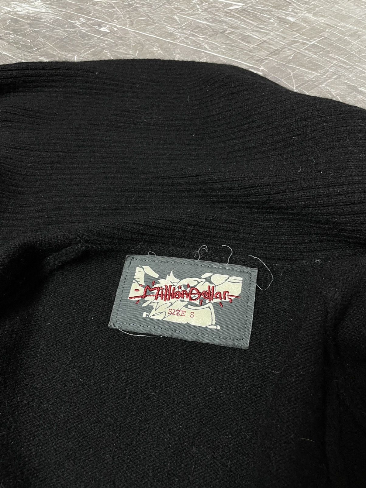 Japanese Brand Y2K Million Dollar Vintage Knit Zip Sweater Scarf Hoodie Size US S / EU 44-46 / 1 - 16 Thumbnail