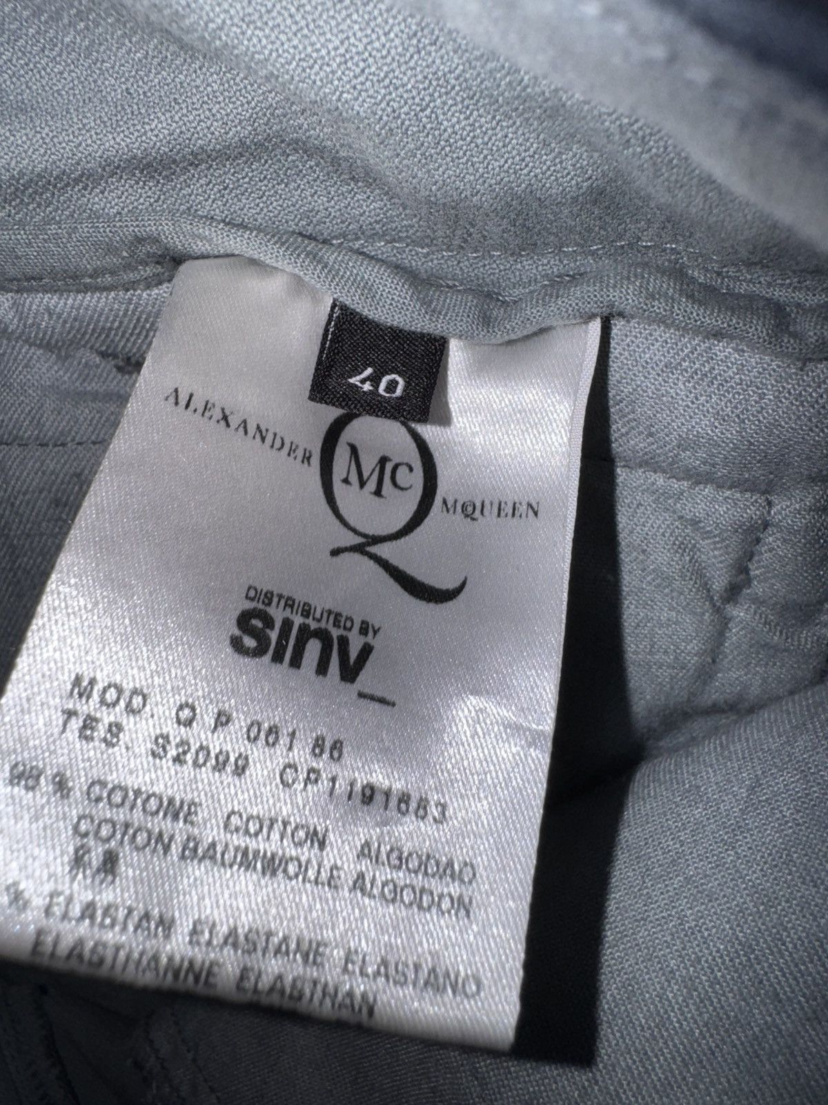 McQ Alexander Mcqueen 2 tone pants size 40 Womens