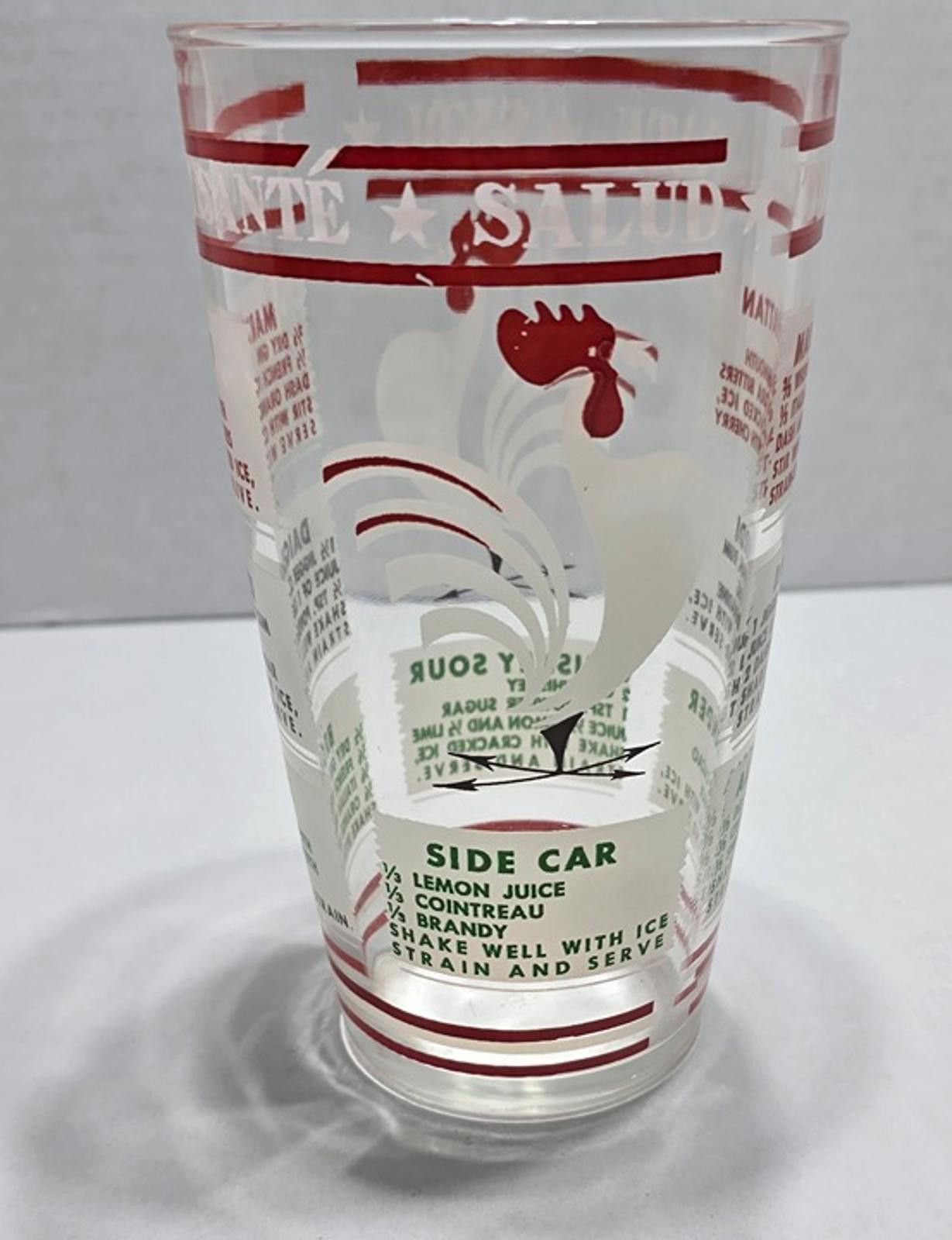 Other Vintage 1940/1950s: Hazel Atlas: Cocktail Recipe Shaker Size ONE SIZE - 1 Thumbnail