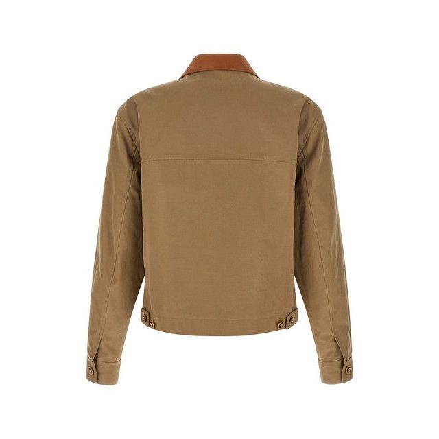 Versace VERSACE Beige Canvas Jacket New & Authentic (Men's size:M;) Size US M / EU 48-50 / 2 - 2 Thumbnail
