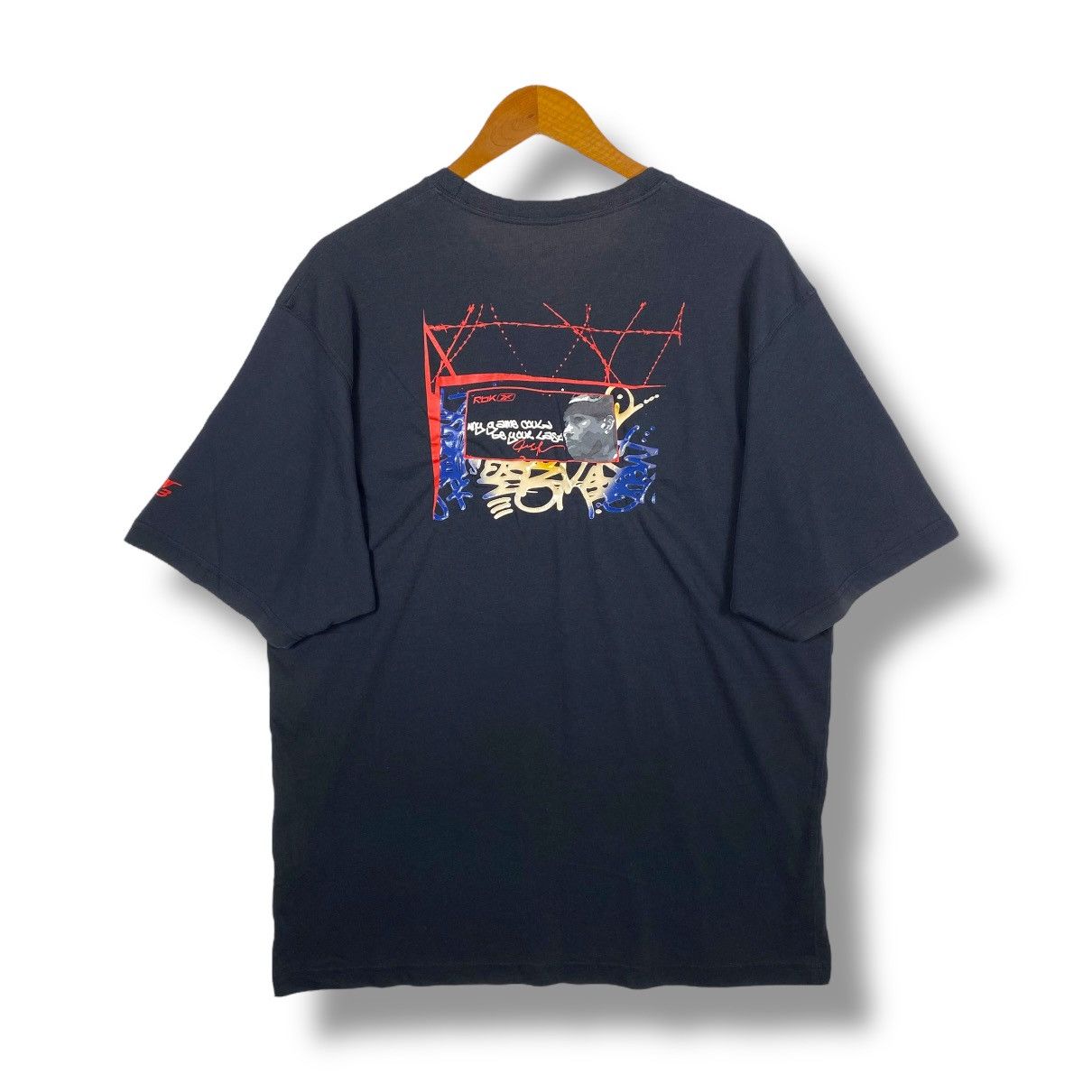 Reebok × Vintage Vintage 00's REEBOK x ALLEN IVERSON Graphic Tee Shirt Size US XL / EU 56 / 4 - 1 Thumbnail