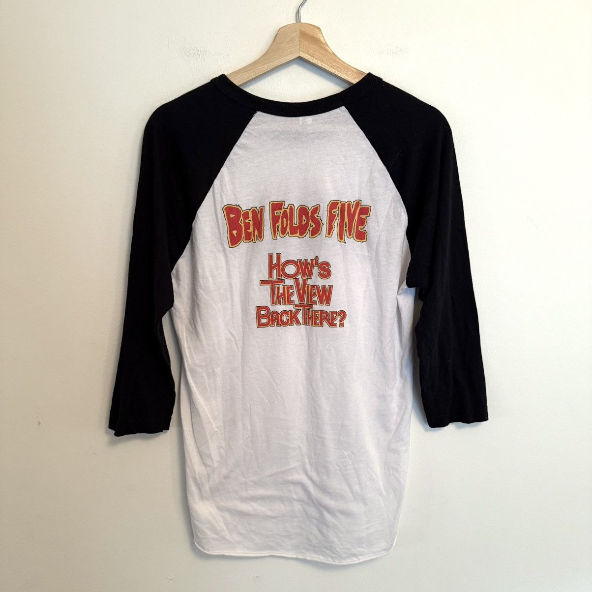 Band Tees × Vintage Ben Folds Five "How's The View Back There?" Baseball Tee Size US M / EU 48-50 / 2 - 2 Thumbnail