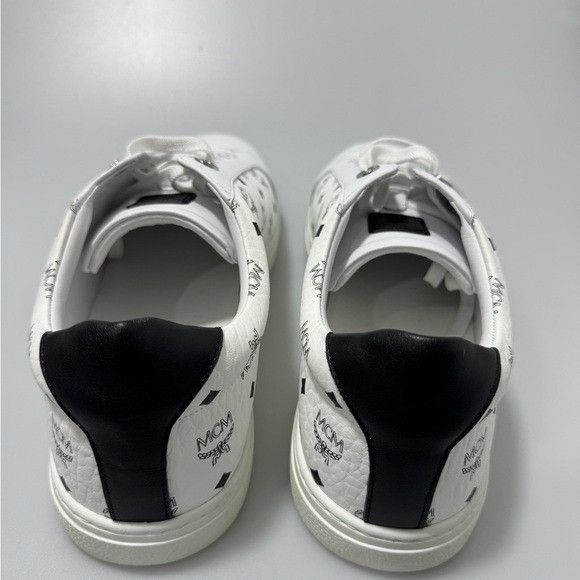 MCM MCM Terrain Low Top Sneakers White Black Men’s Size EU 44/US Size US 11 / EU 44 - 4 Thumbnail
