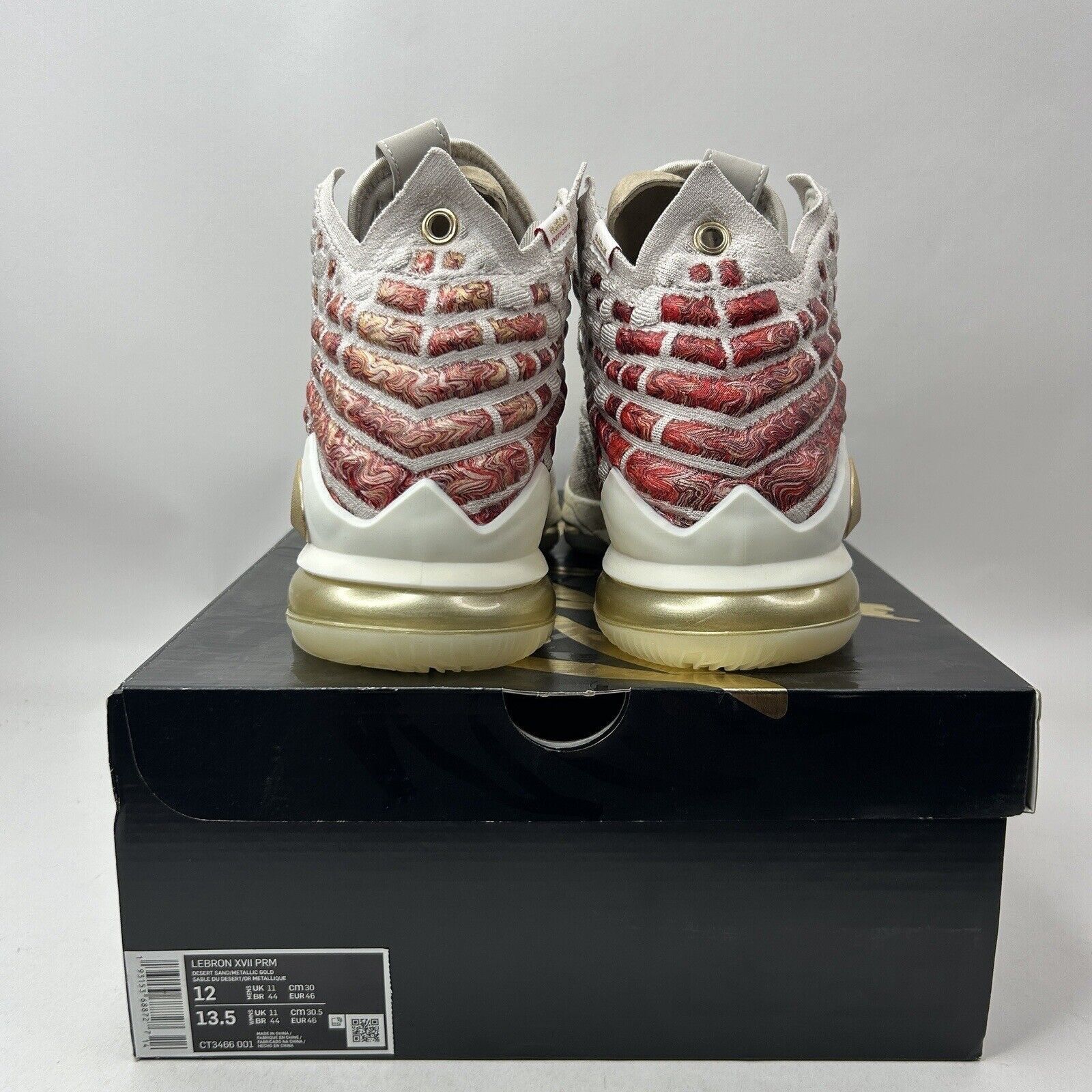 Nike Nike LeBron James 17 XVII “Harlem Win/Win” 2023 Size US 12 / EU 45 - 4 Thumbnail