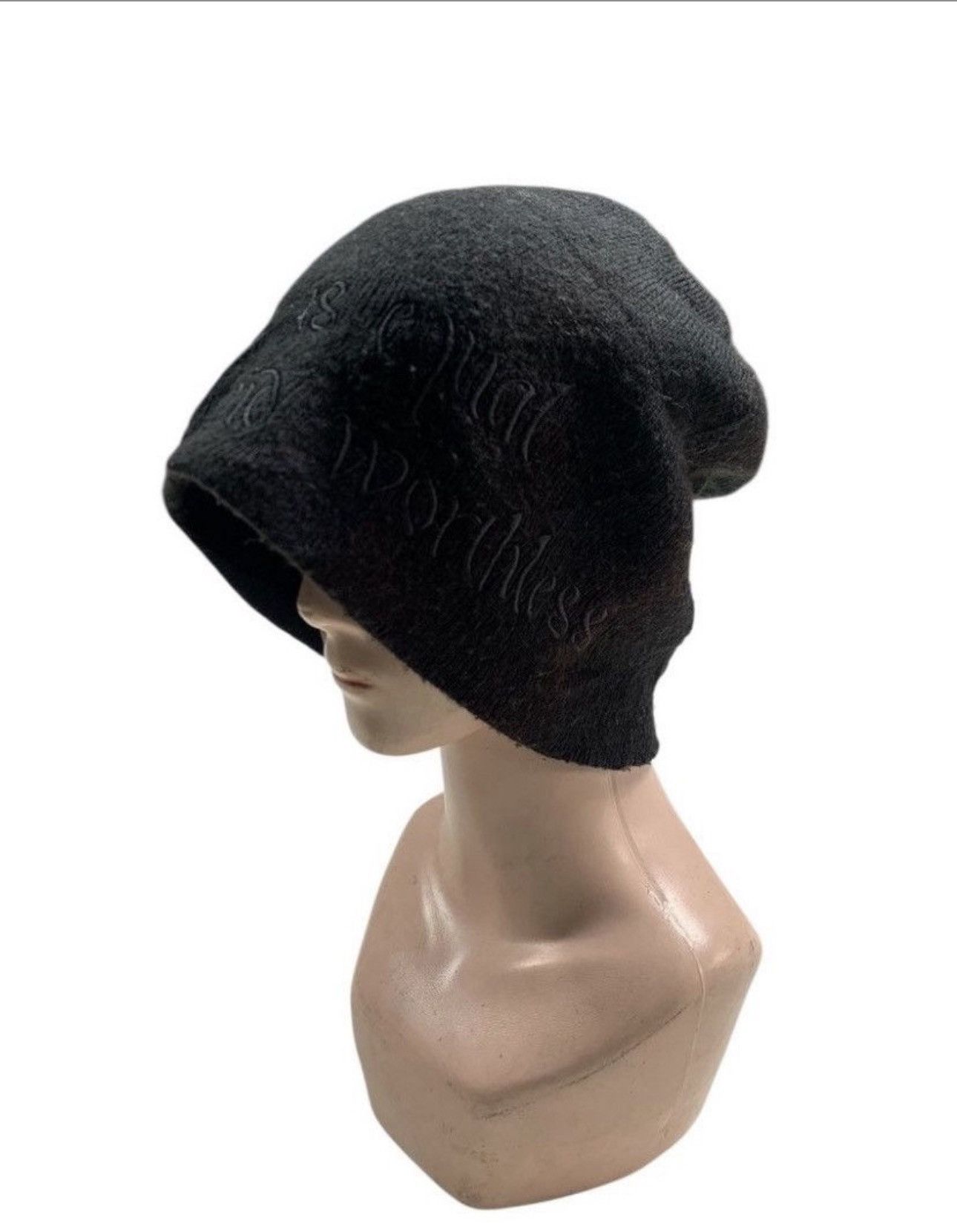 Japanese Brand Japanese pun Bondage Style Sun Faded Beanie Hat Size ONE SIZE - 1 Preview