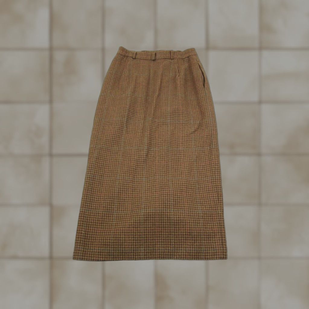 Vintage VINTAGE Country Shop Skirt Women 10 Brown A-Line Midi Wool Made in USA 70s Tweed City Preppy 80s 90s Womens Size 32" / US 10 / IT 46 - 1 Thumbnail