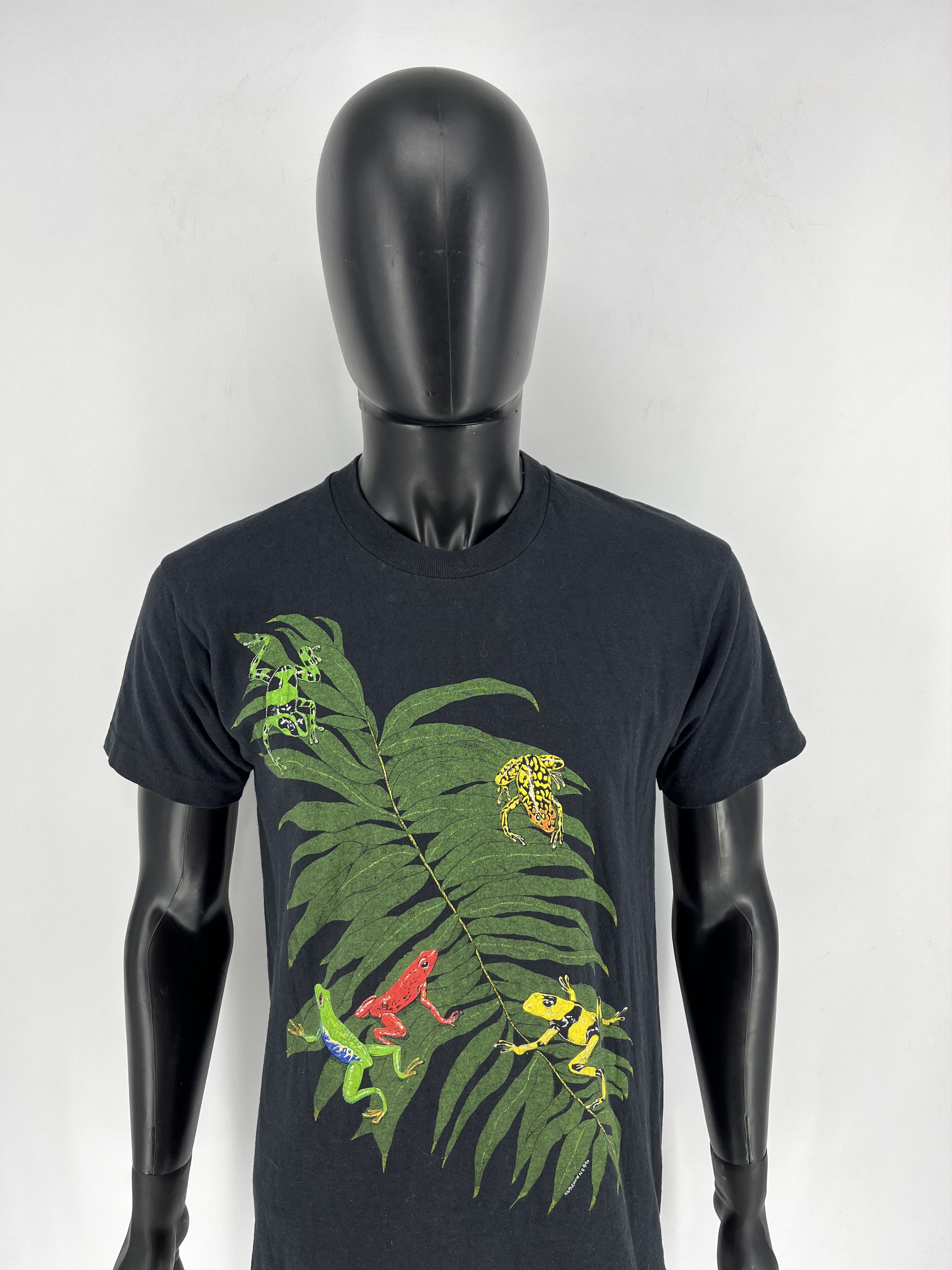 Vintage Vintage Harlequin Mens Wildlife Tree Frogs Single Stitch USA Size US M / EU 48-50 / 2 - 5 Thumbnail