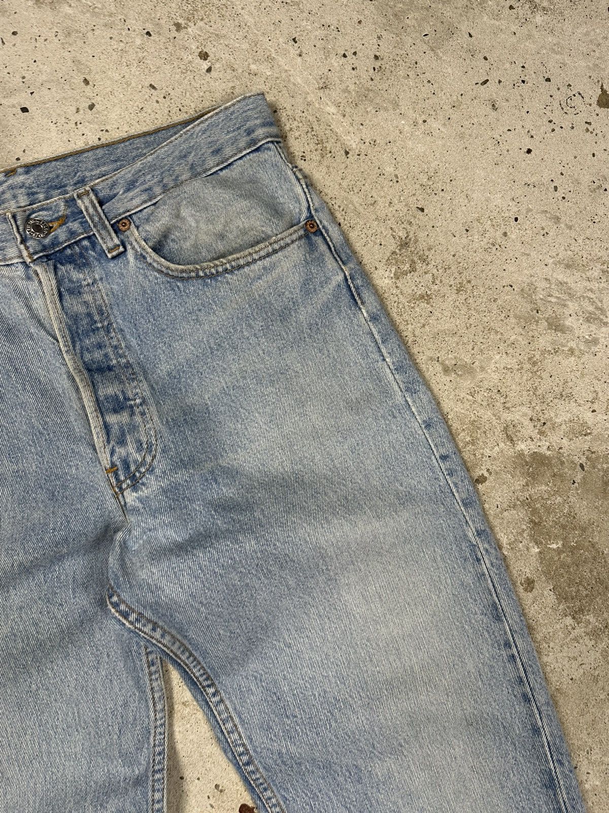 Levi's Vintage 1992 Levi’s 501 Blue Jeans Denim Pants 90s made usa Size US 30 / EU 46 - 9 Thumbnail