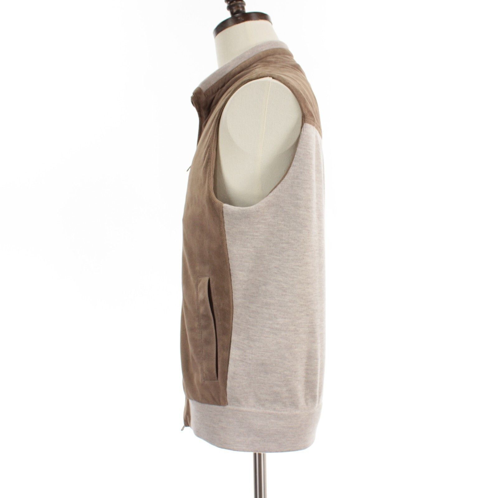Luciano Barbera Luciano Barbera Vest Size M US In Brown Leather Size US M / EU 48-50 / 2 - 5 Thumbnail