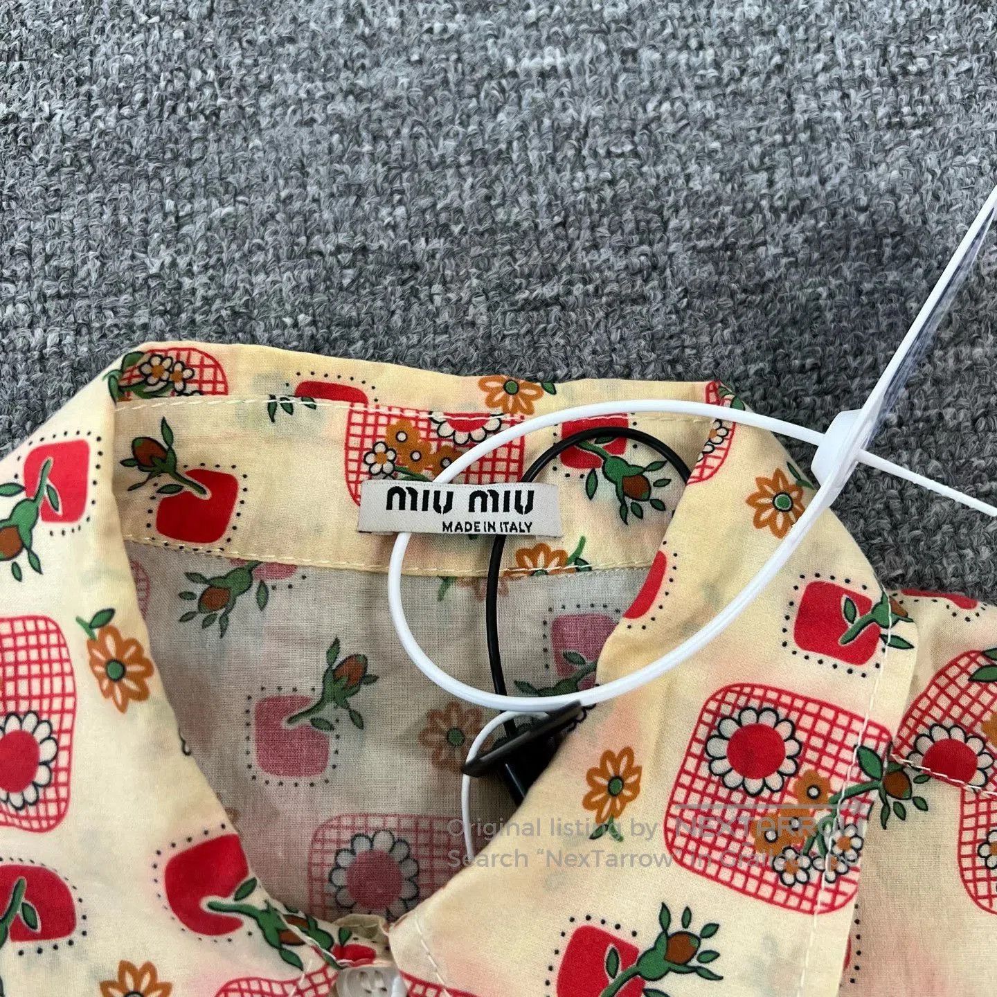 Miu Miu Miu Miu Runway Floral Sleeveless Shirt. Size S / US 4 / IT 40 - 4 Thumbnail