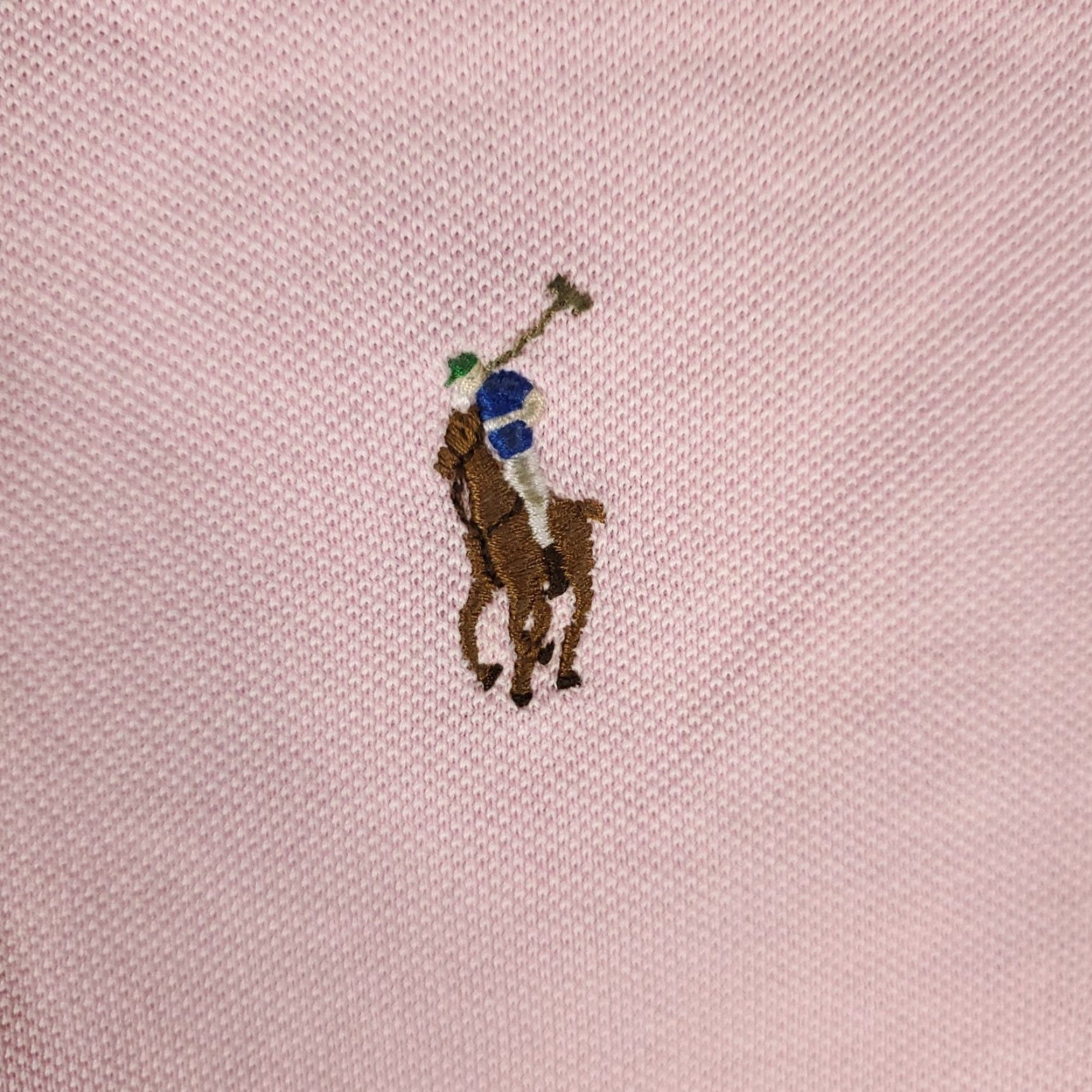Ralph Lauren Ralph Lauren Polo Shirt Mens 2XL Pink Knit Oxford Pony Casual Short Sleeve Size US XXL / EU 58 / 5 - 3 Thumbnail