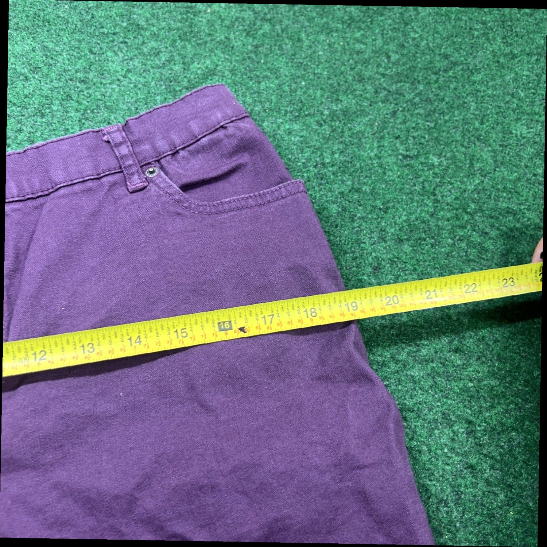 Gloria Vanderbilt Gloria Vanderbilt Women's Size 16W Purple Pants 32" Waist Size 38" / US 16 / IT 52 - 6 Thumbnail