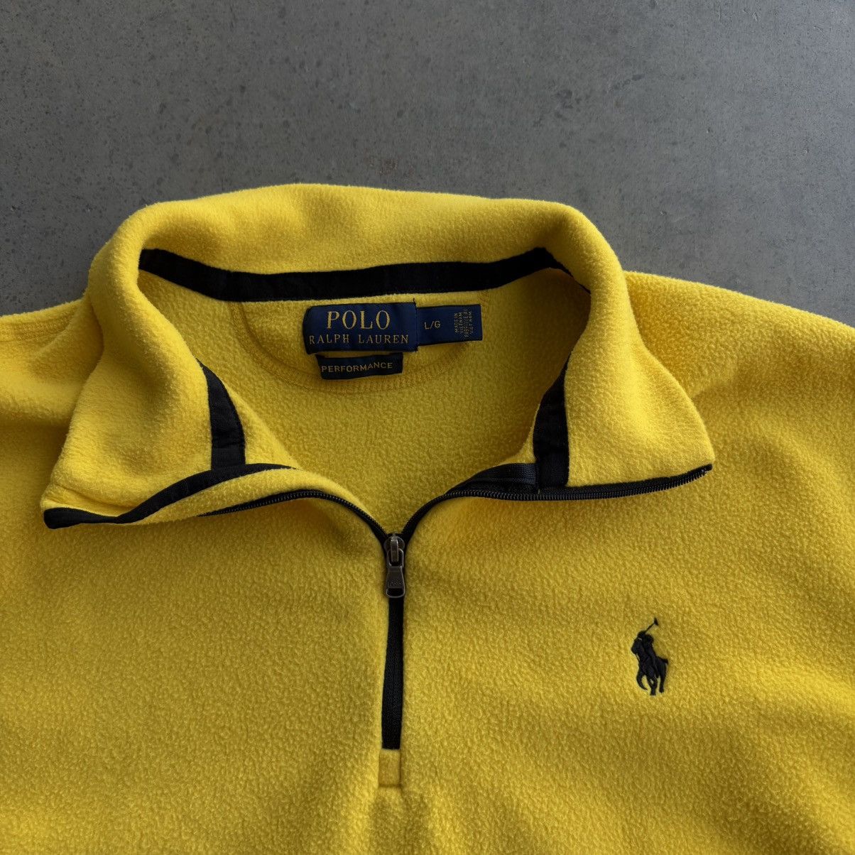 Polo Ralph Lauren Crazy Vintage Polo Ralph Lauren Performance Quarter Zip LG Size US L / EU 52-54 / 3 - 3 Thumbnail