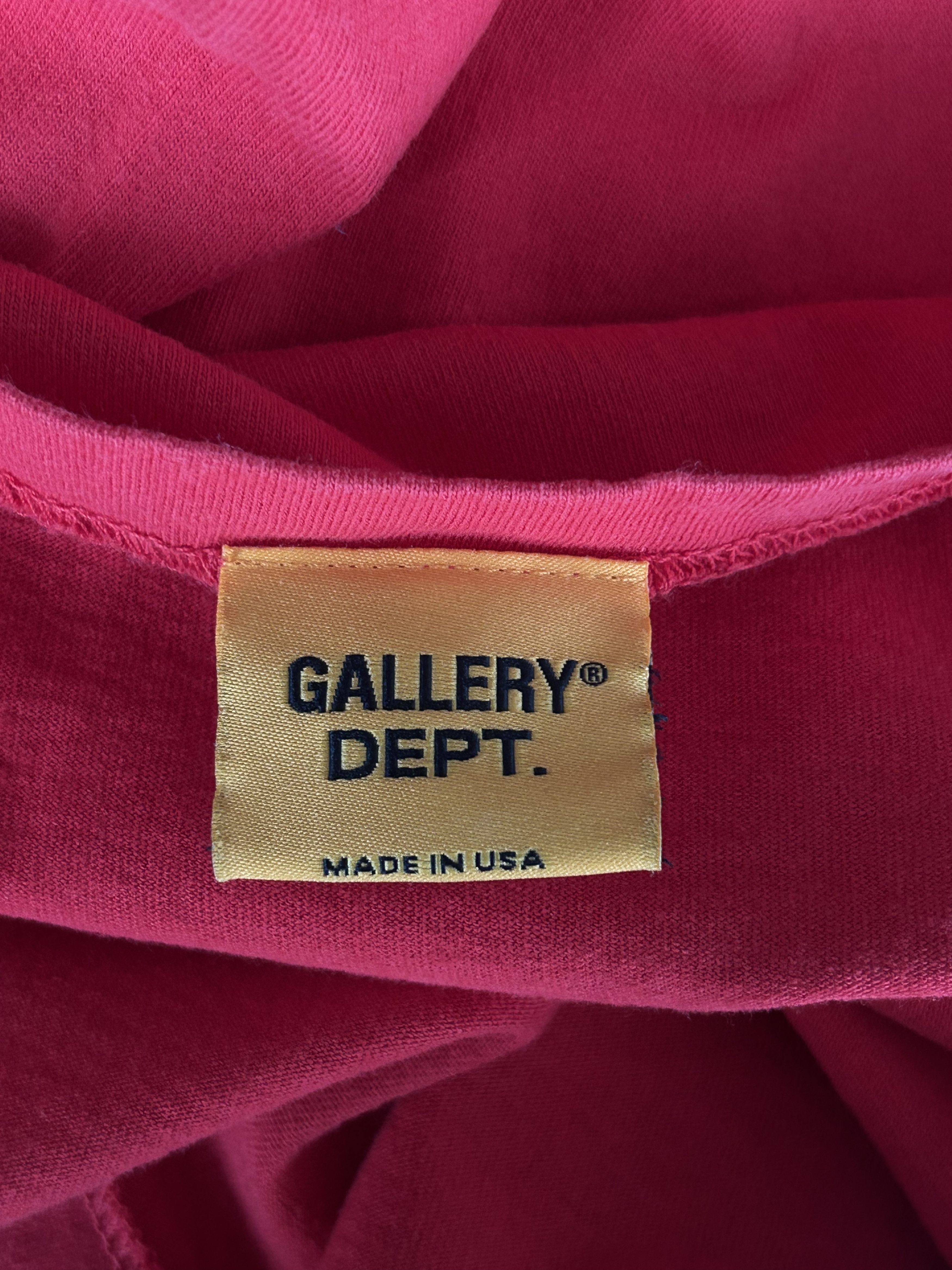 Gallery Dept. Gallery Dept Red & Black Everlast Glitter Logo T-Shirt Size US XXL / EU 58 / 5 - 4 Thumbnail