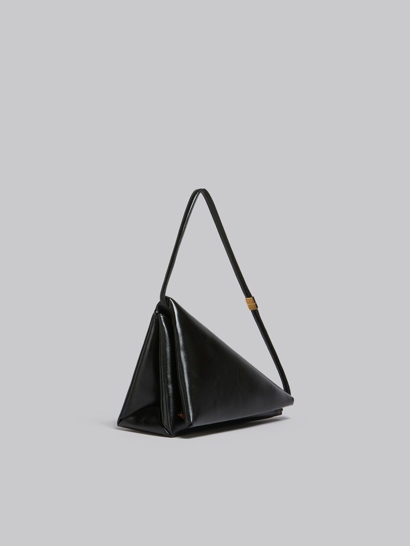 Marni oc11z0525 Size: OS/Leather Prisma Triangle Bag in Black Size ONE SIZE - 4 Thumbnail