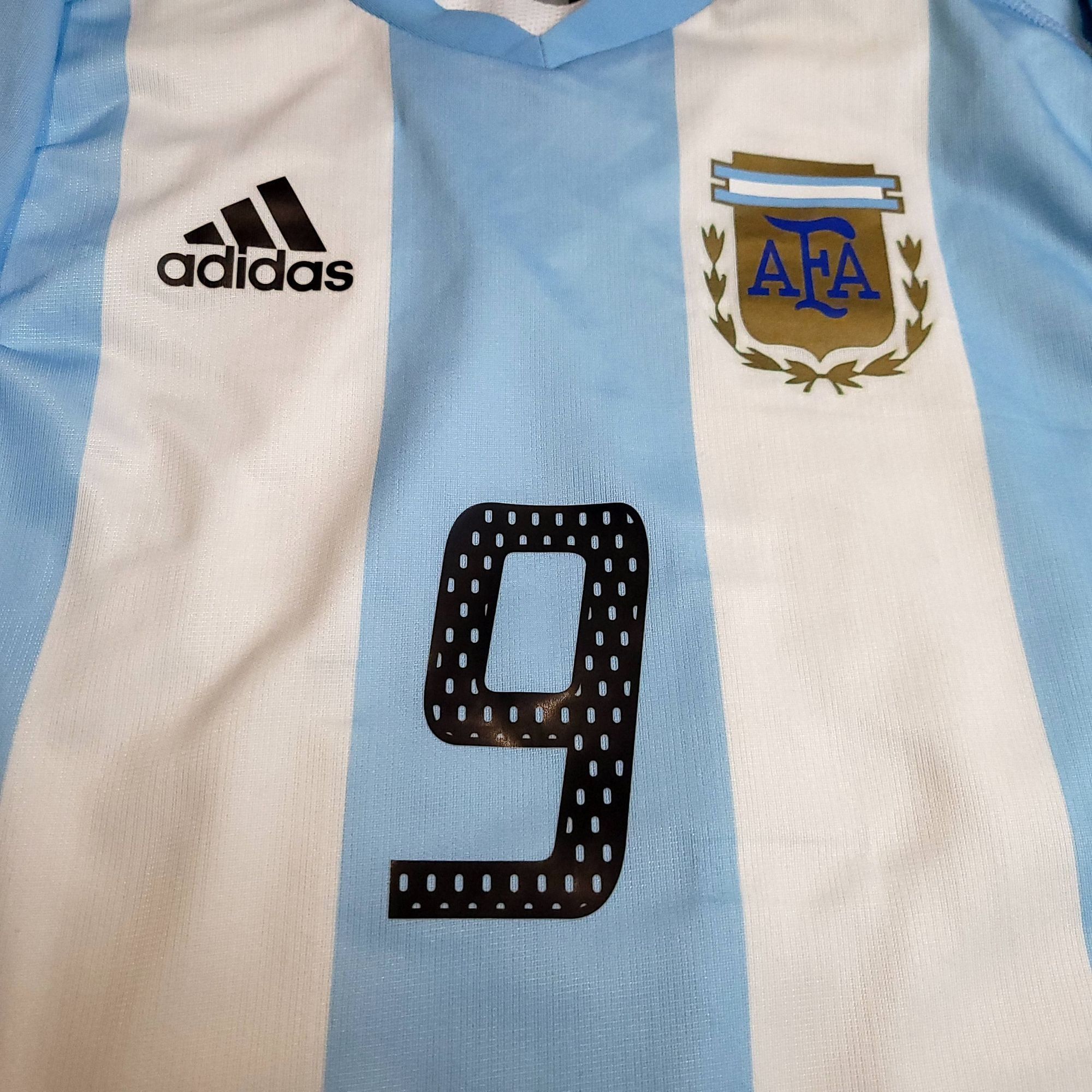 Adidas Batistuta Argentina 2002 WC PLAYER ISSUE Soccer Jersey L Size US L / EU 52-54 / 3 - 3 Thumbnail