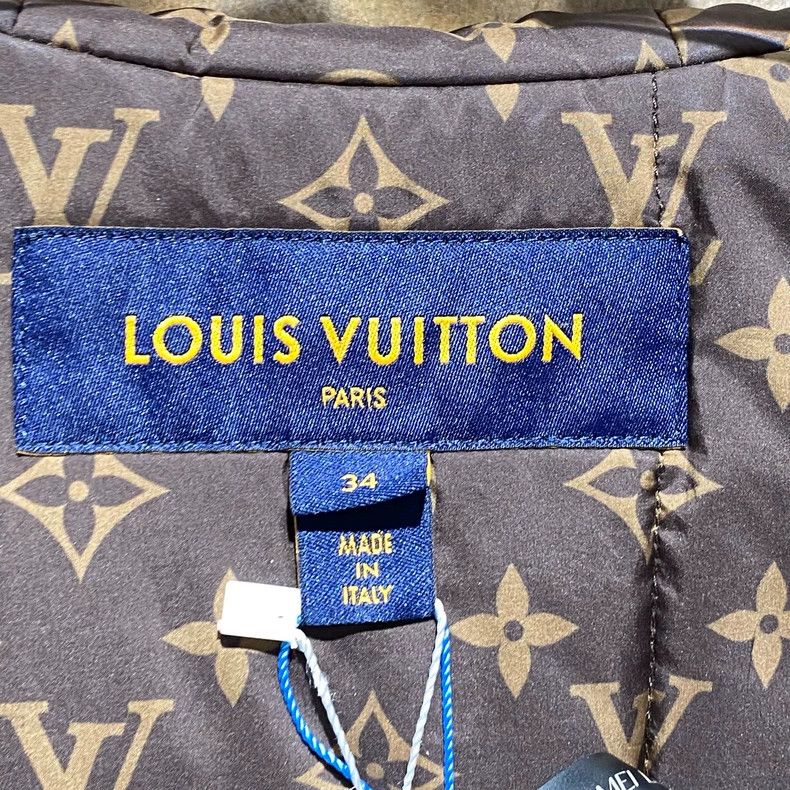 Louis Vuitton Louis Vuitton Old flower full print bathrobe long down jac Size XXS / US 00 / IT 34 - 4 Thumbnail