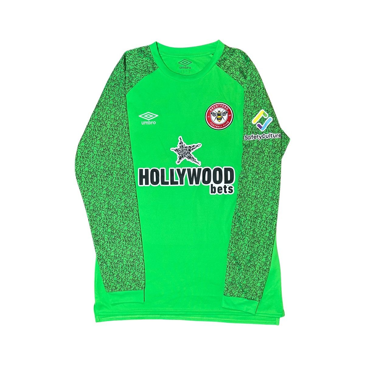 Umbro Brentford FC Bees Goalkeeper Shirt Green Soccer Jersey Umbro Size US M / EU 48-50 / 2 - 1 Thumbnail