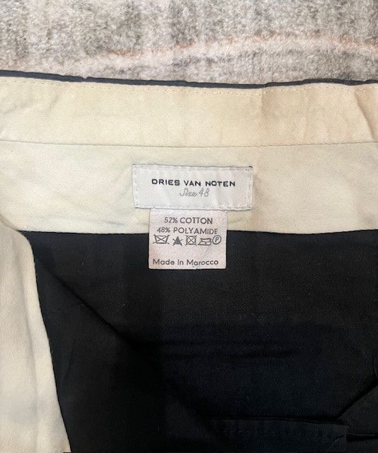 Dries Van Noten Dries Van Noten Black Cotton–Polyamide Trousers (Size 48) Size US 32 / EU 48 - 4 Thumbnail