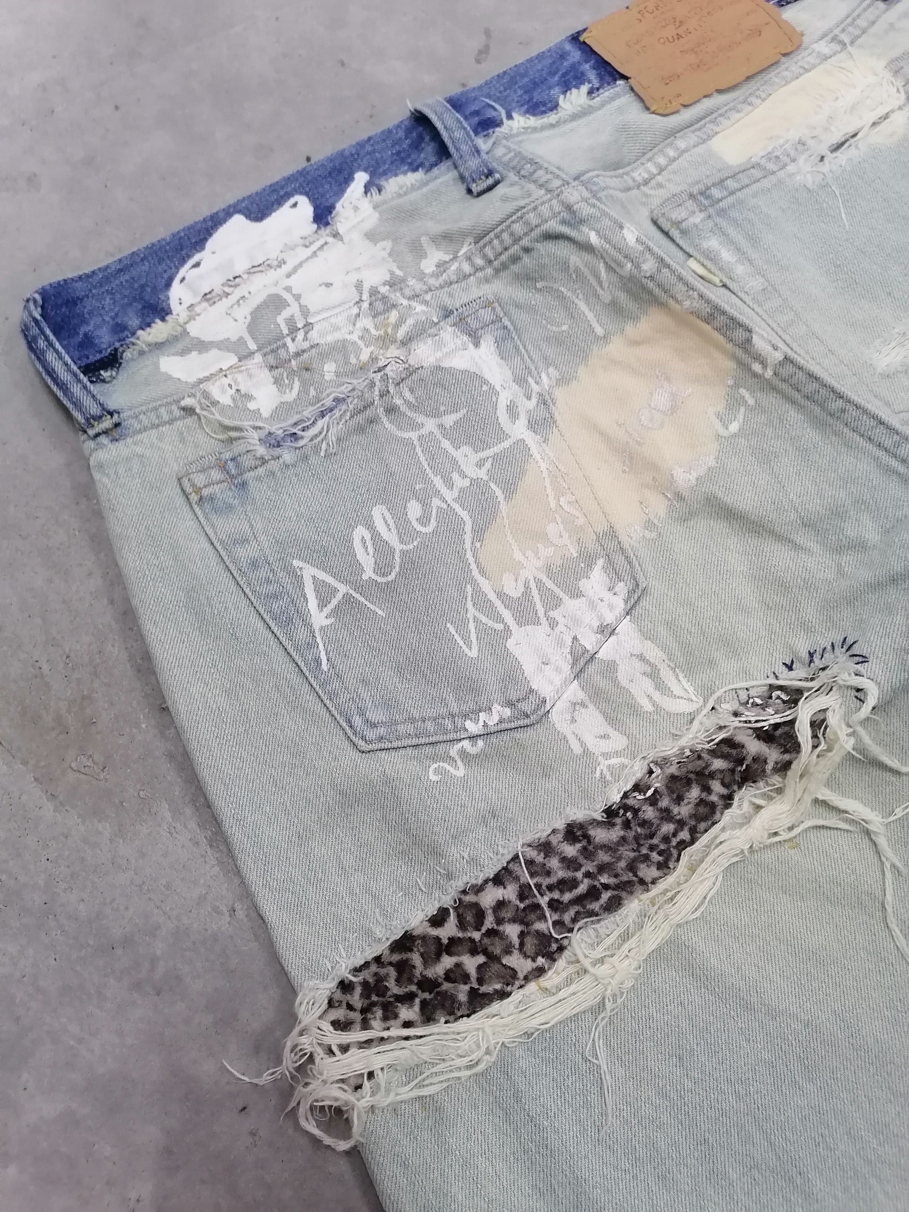 If Six Was Nine × Japanese Brand Destroy Jeans RNA Distressed Denim Pants Size US 29 - 12 Thumbnail