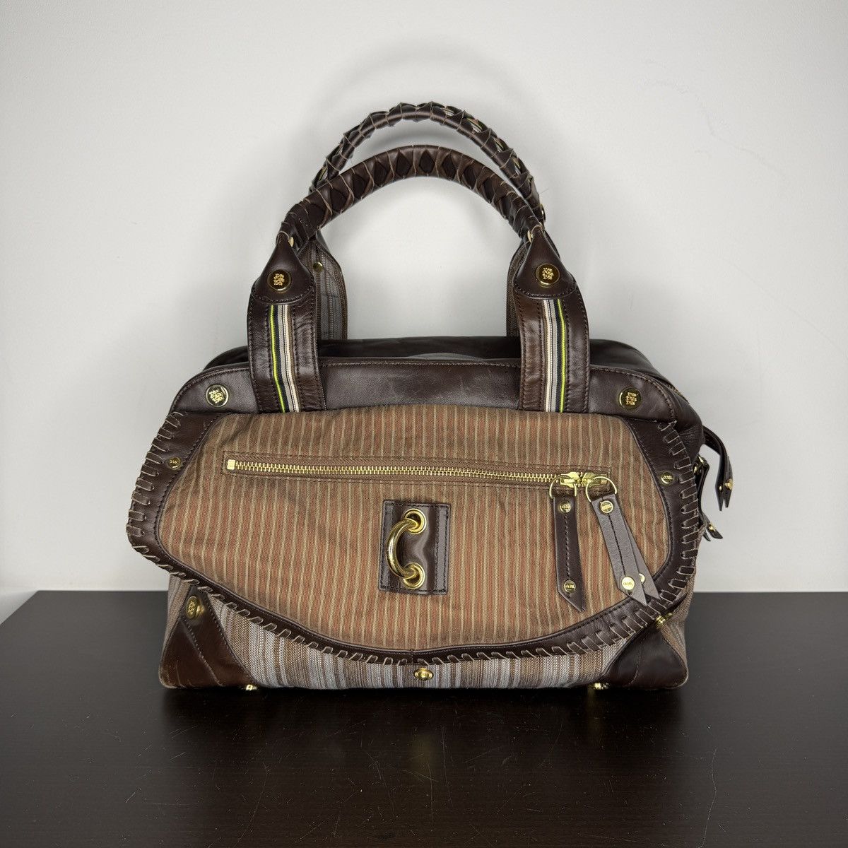 George Gina & Lucy George Gina & Lucy GGL Brown Avant Garde Shoulder Hand Bag Size ONE SIZE - 5 Thumbnail
