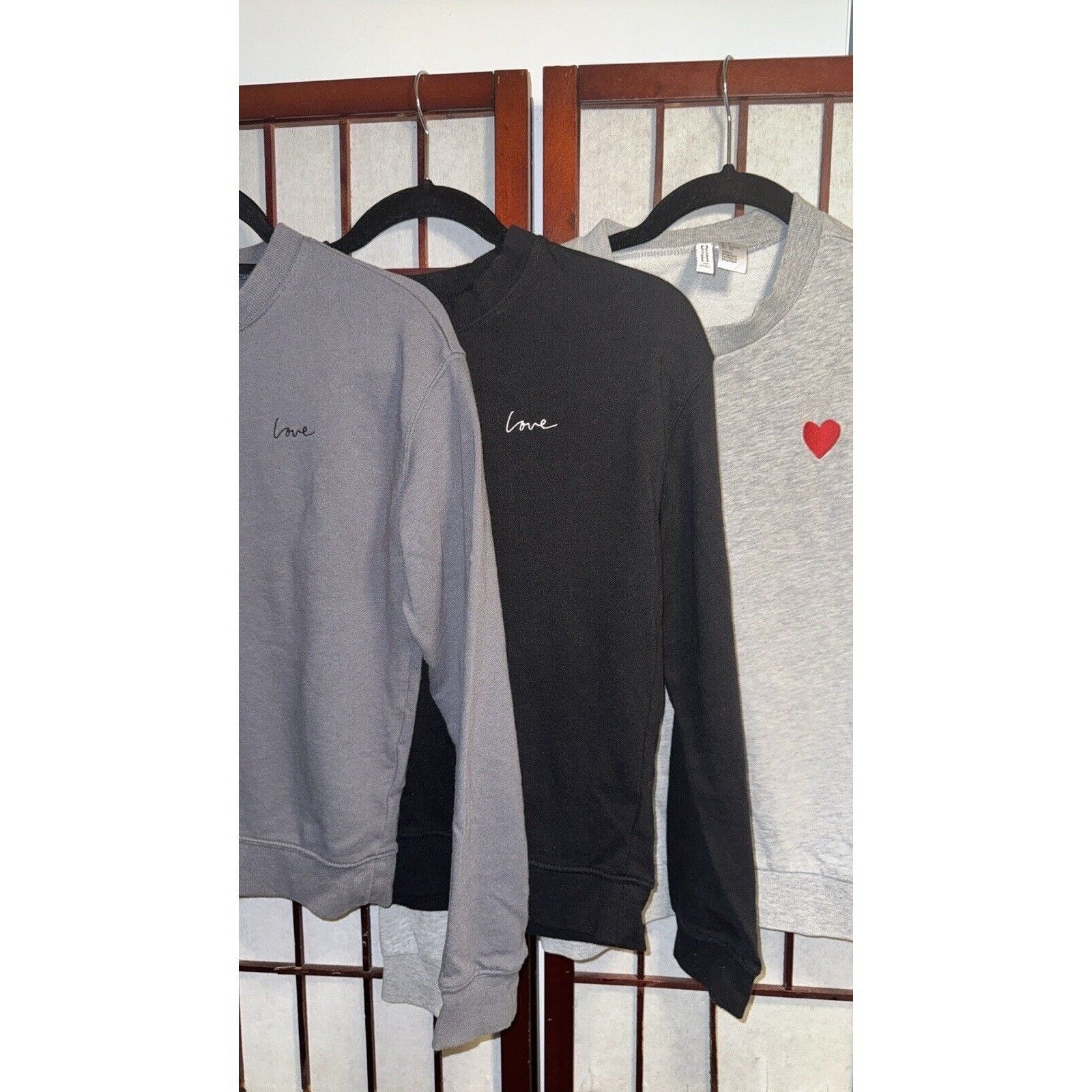Divided LOT-Divided LOVE Sweatshirt Woman’s Size Small Gray,Black Size S / US 4 / IT 40 - 4 Thumbnail