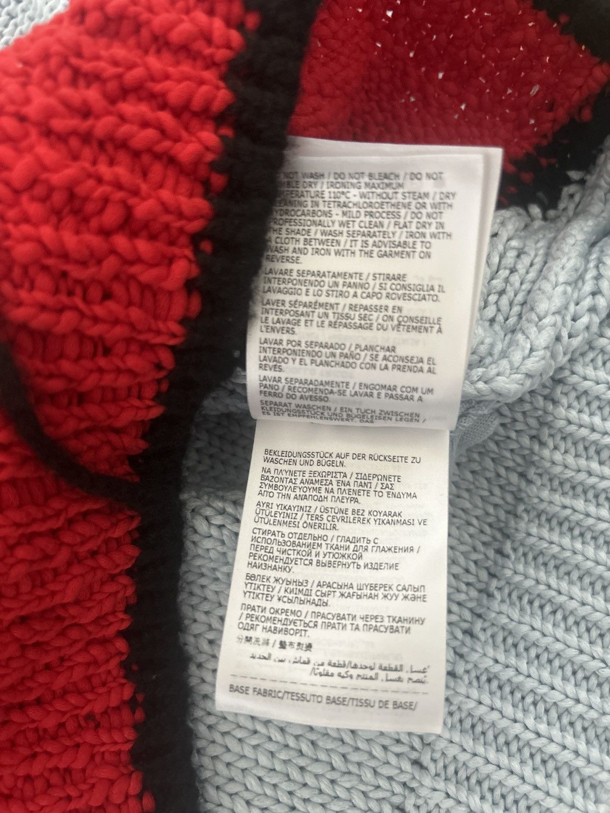 Moncler Moncler Peanuts Snoopy Tricot Knit Sweater Light blue Size US XS / EU 42 / 0 - 15 Thumbnail