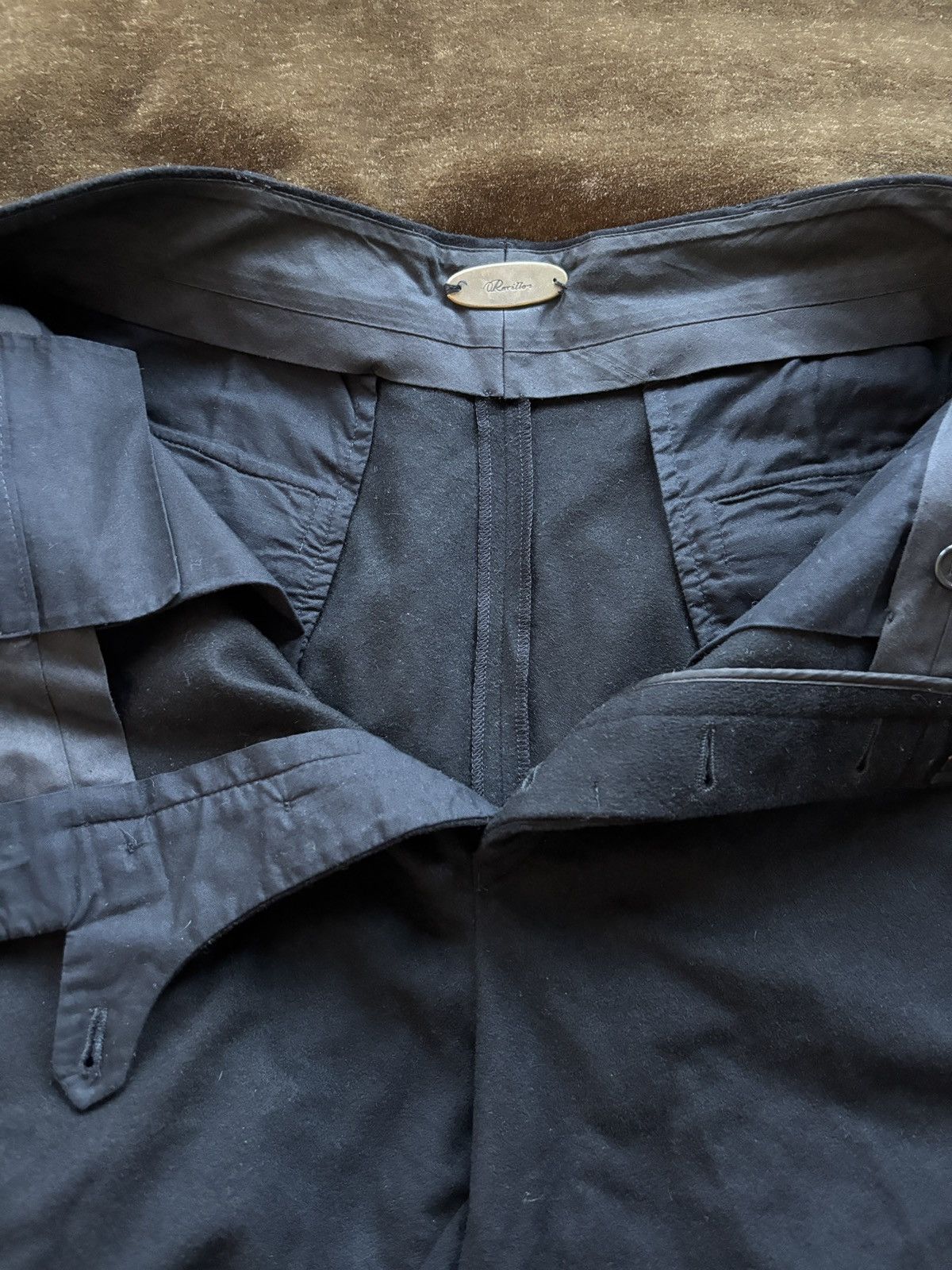 Rick Owens Fw03 Revillon Rick Owen’s Cashmere blend tailored shorts Size US 32 / EU 48 - 5 Thumbnail