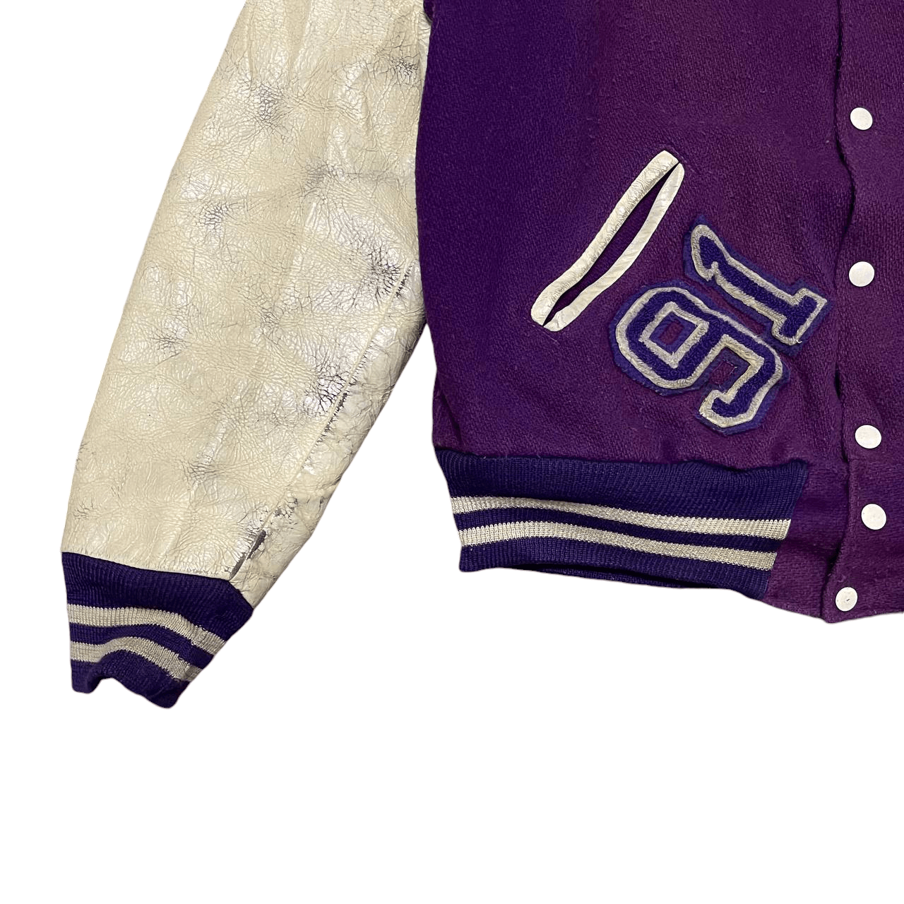 Holloway Vintage 1991 Holloway Wool Varsity Jacket Sun Faded Size US L / EU 52-54 / 3 - 7 Thumbnail