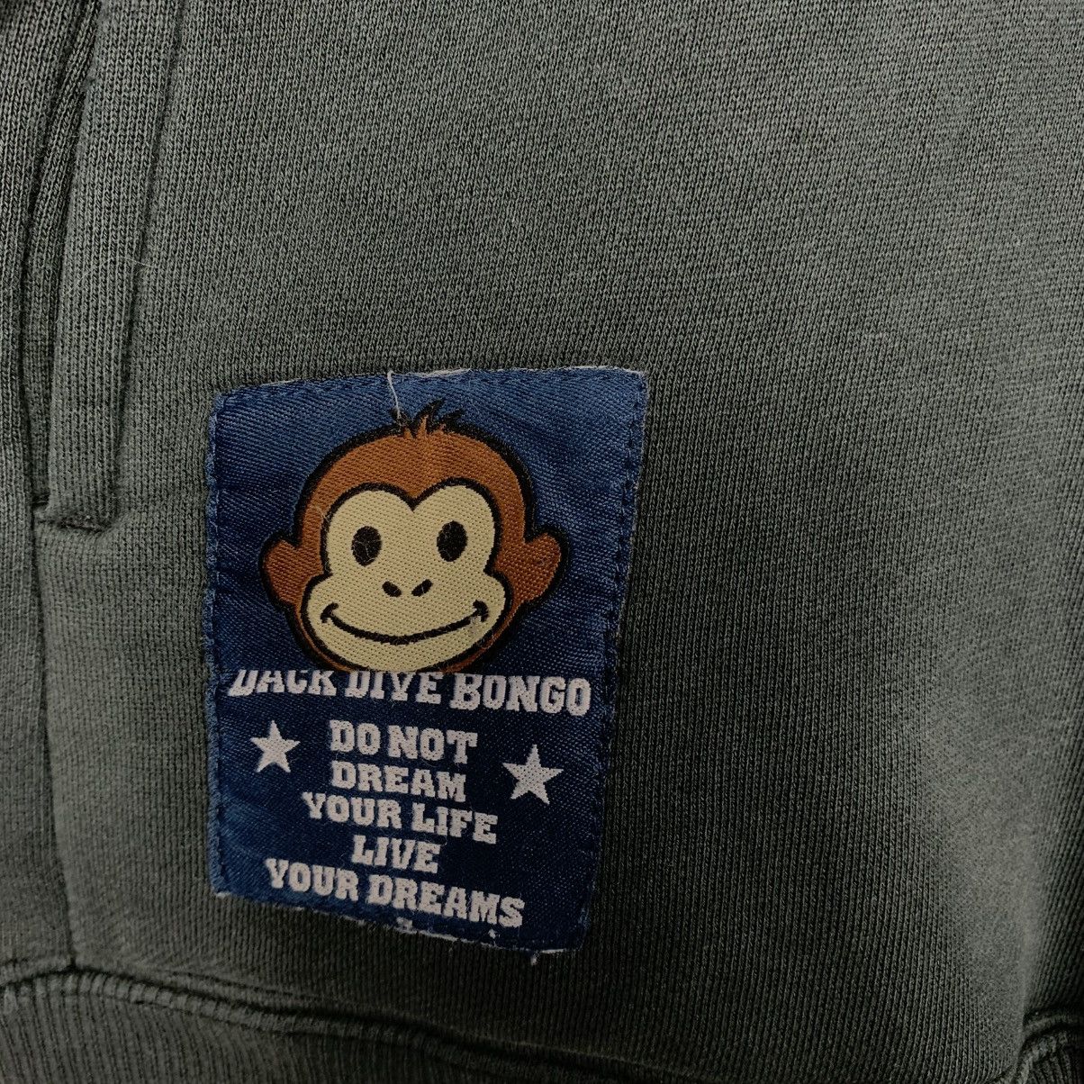Japanese Brand Dack Dive Bongo Stylish Monkey Crewneck Sweatshirt Size US M / EU 48-50 / 2 - 11 Thumbnail